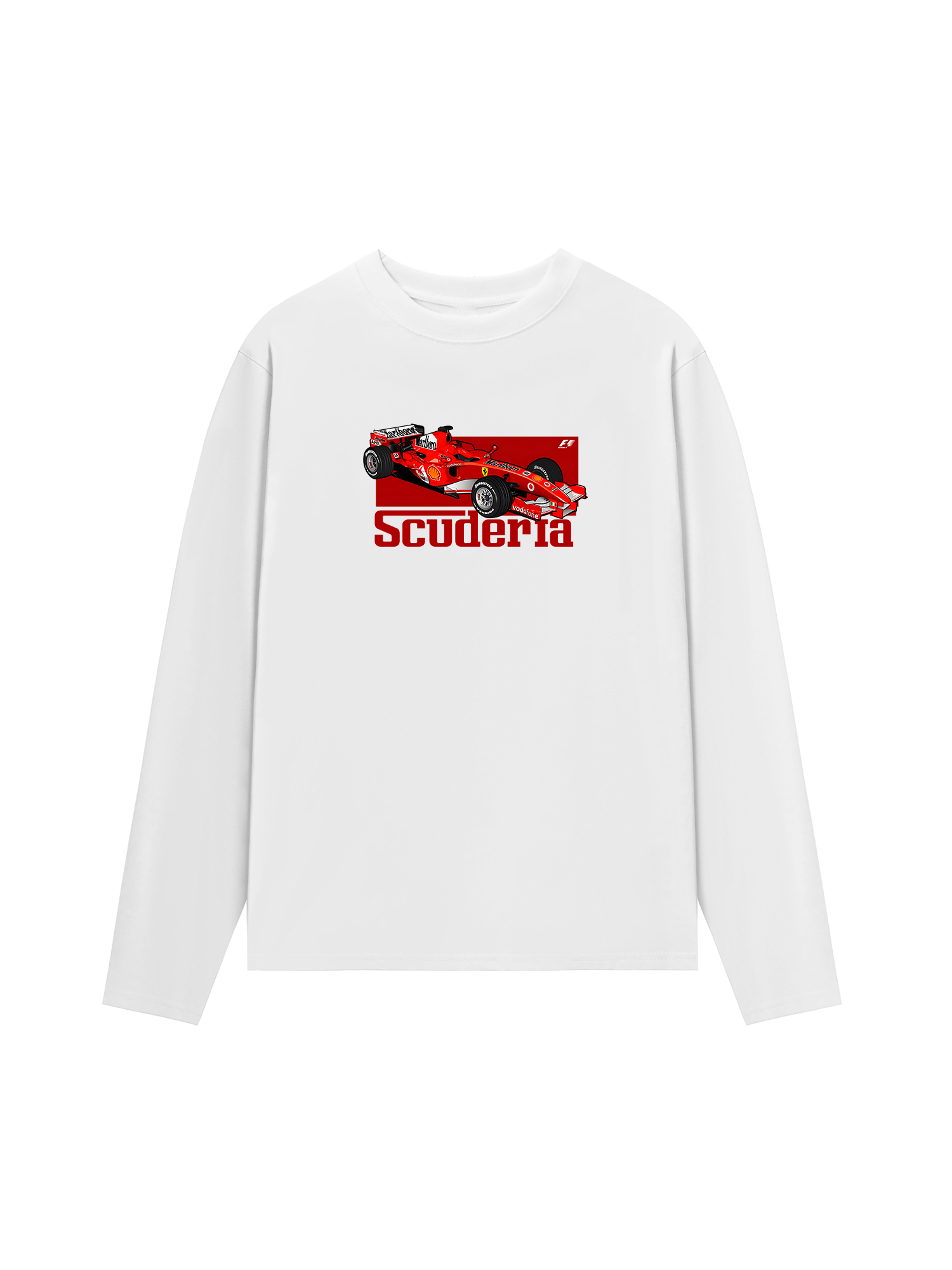 Áo Thun Dài Tay Ferrari Scuderia Race