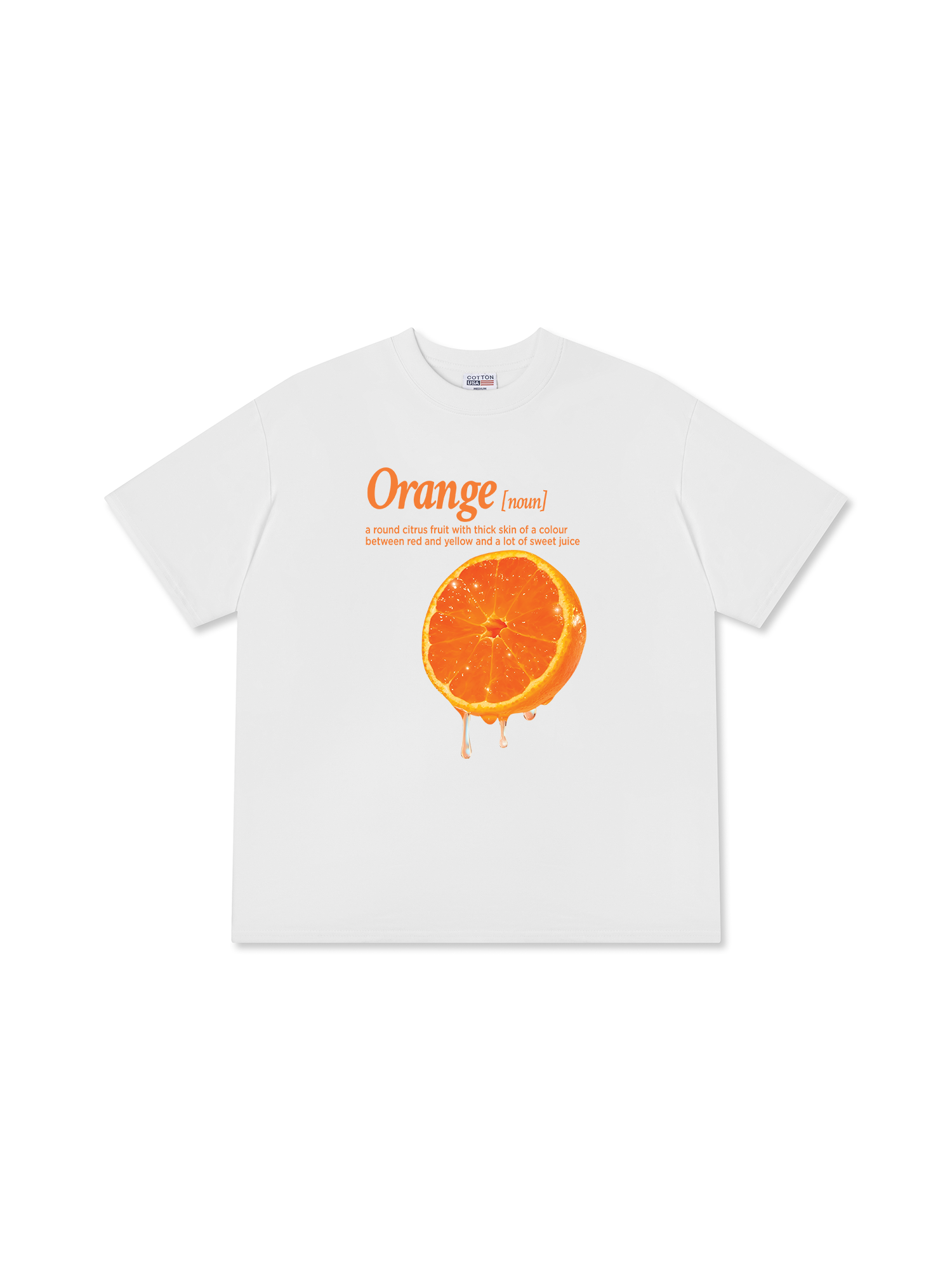 Áo Thun Relaxed Fit Tropical Orange