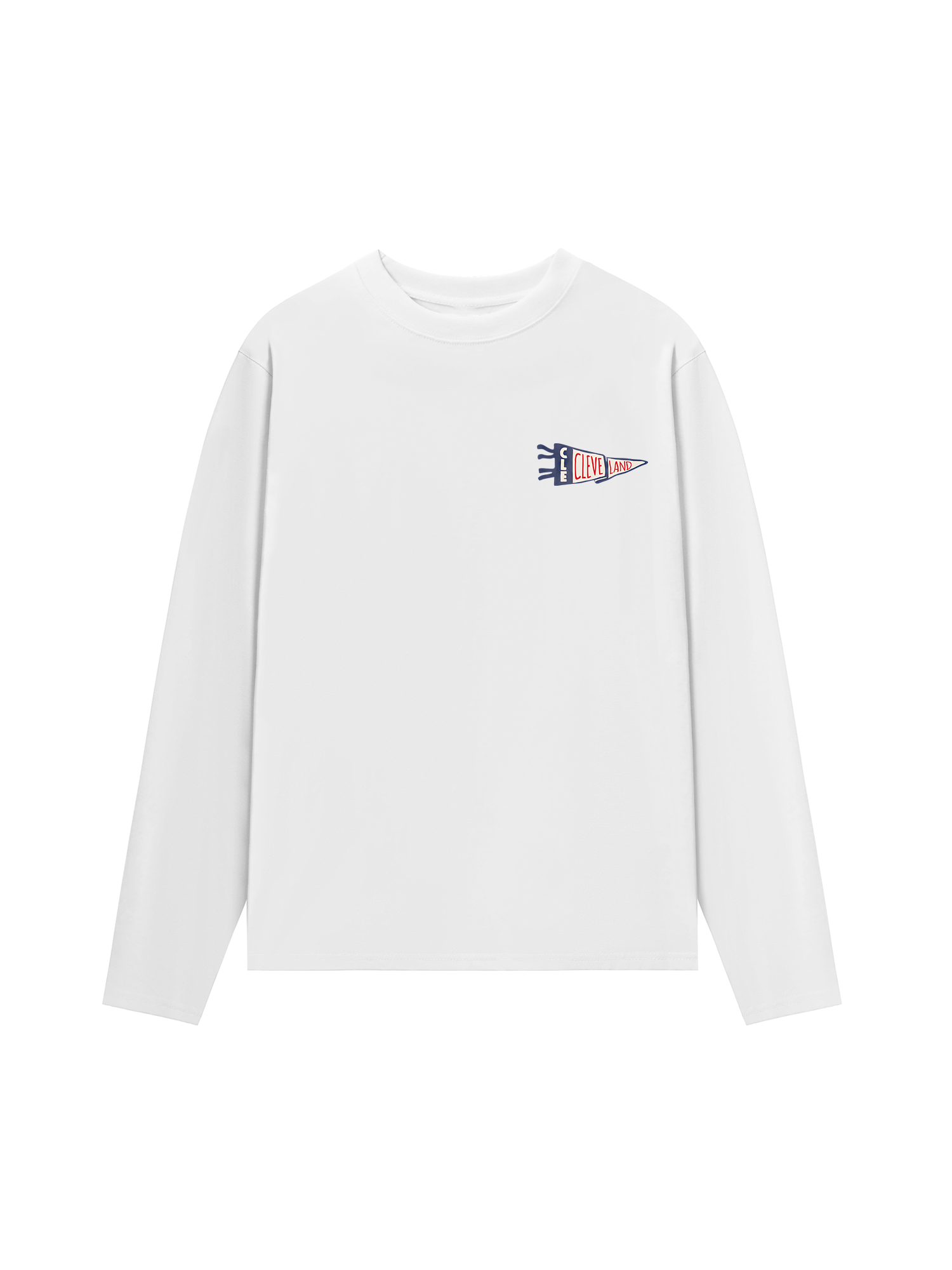 Áo Thun Dài Tay Baseball Cleve Land