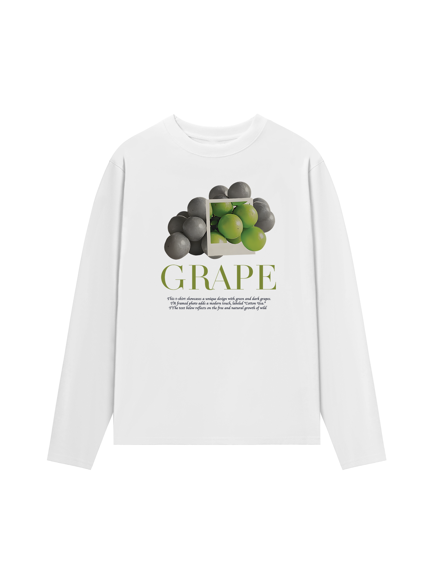 Áo Thun Dài Tay Tropical Grape