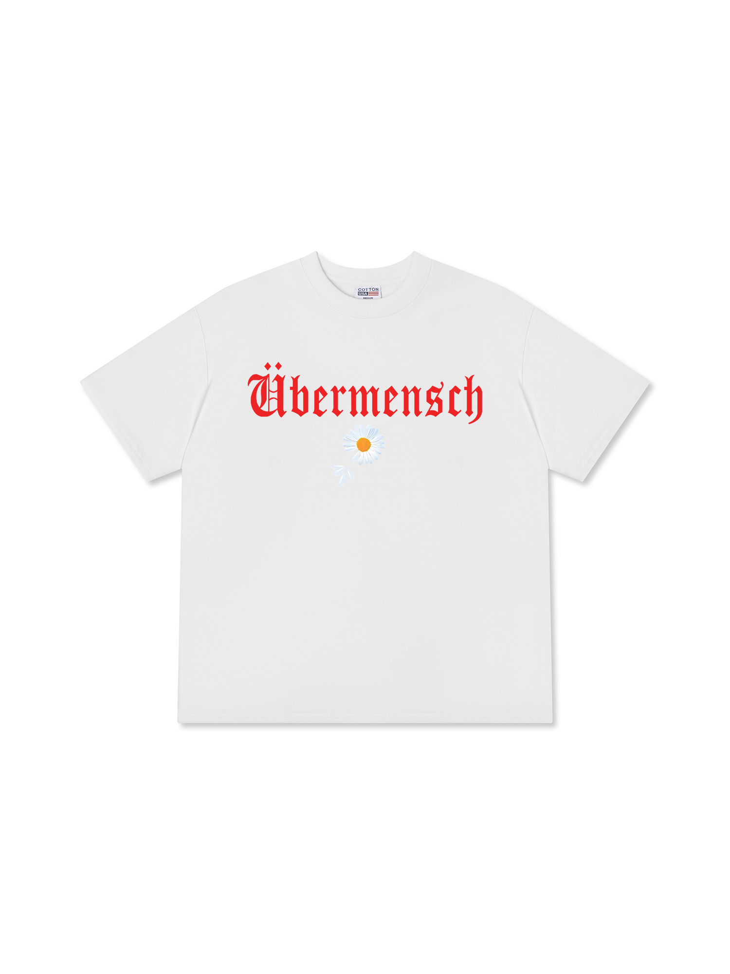 Áo Thun Relaxed Fit Floral With GD Chibi Daisy Flower