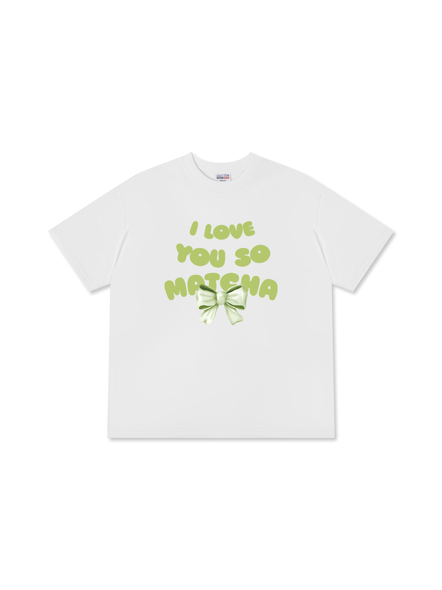 Áo Thun Relaxed Fit Daily Cup I Love You So Matcha