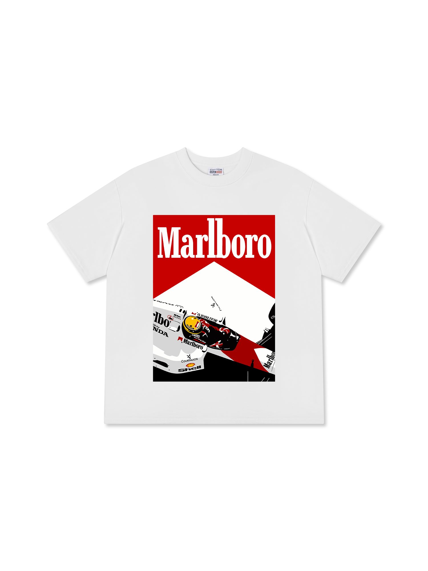 Áo Thun Relaxed Fit Marlboro F1 Racer