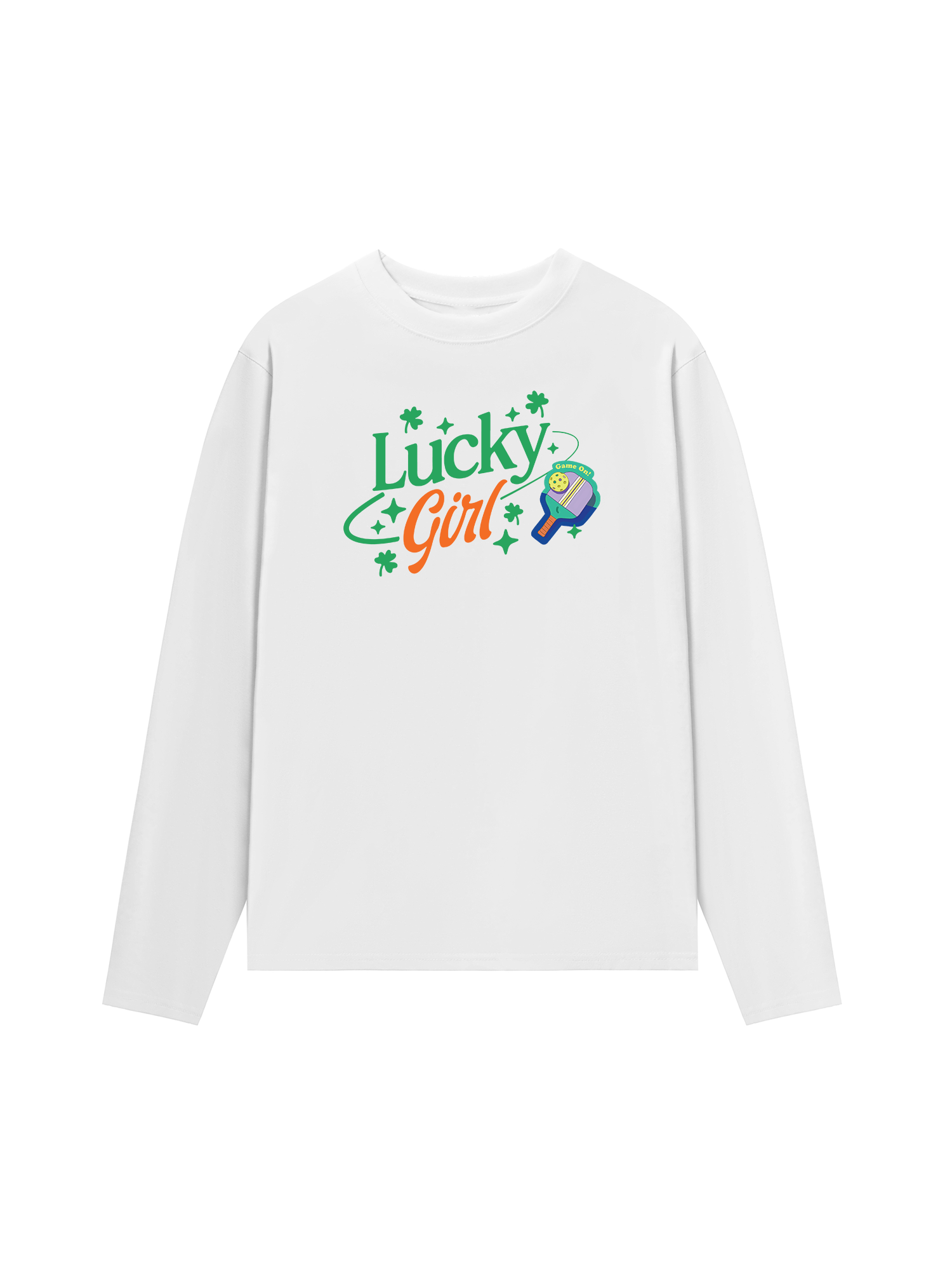 Áo Thun Dài Tay Pickleball Lucky Girl