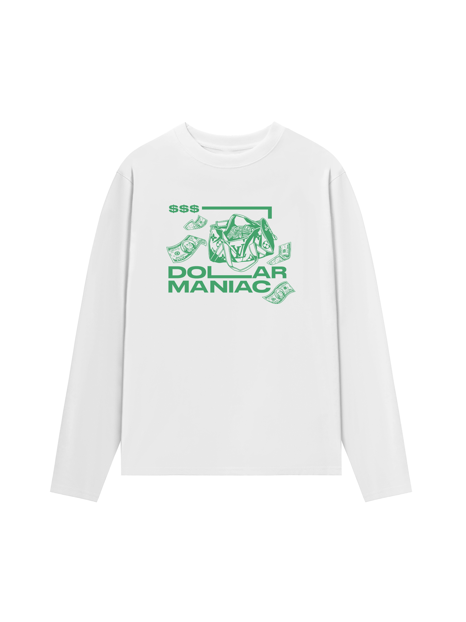 Áo Thun Dài Tay Money Dolar Maniac