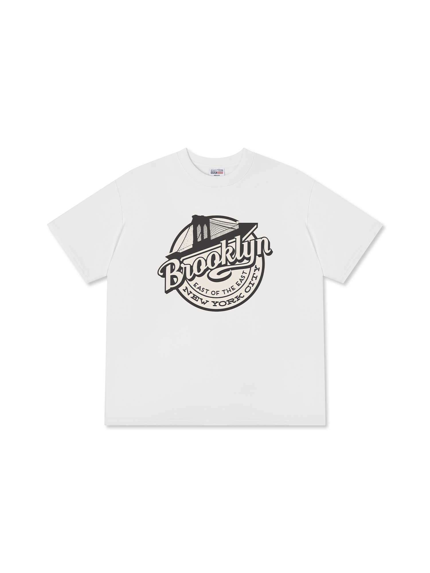 Áo Thun Relaxed Fit USA Brooklyn East Of The East