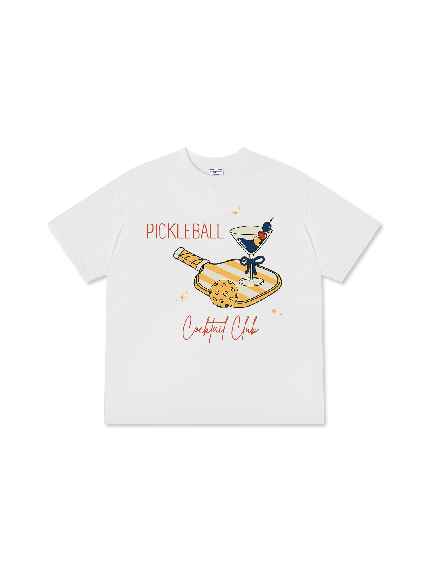 Áo Thun Relaxed Fit Pickleball Cocktail Club