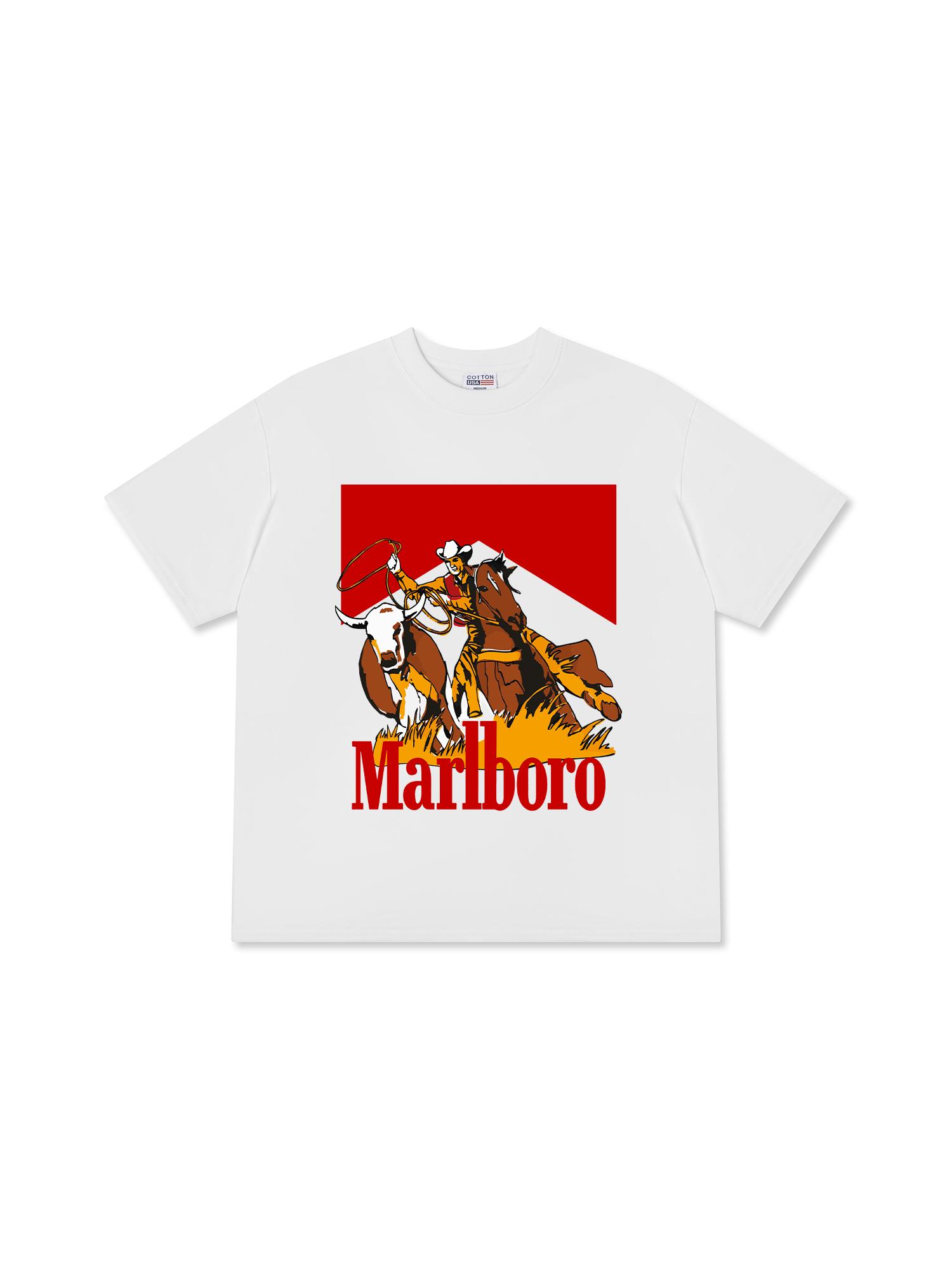 Áo Thun Relaxed Fit Marlboro Hunting Cowboy