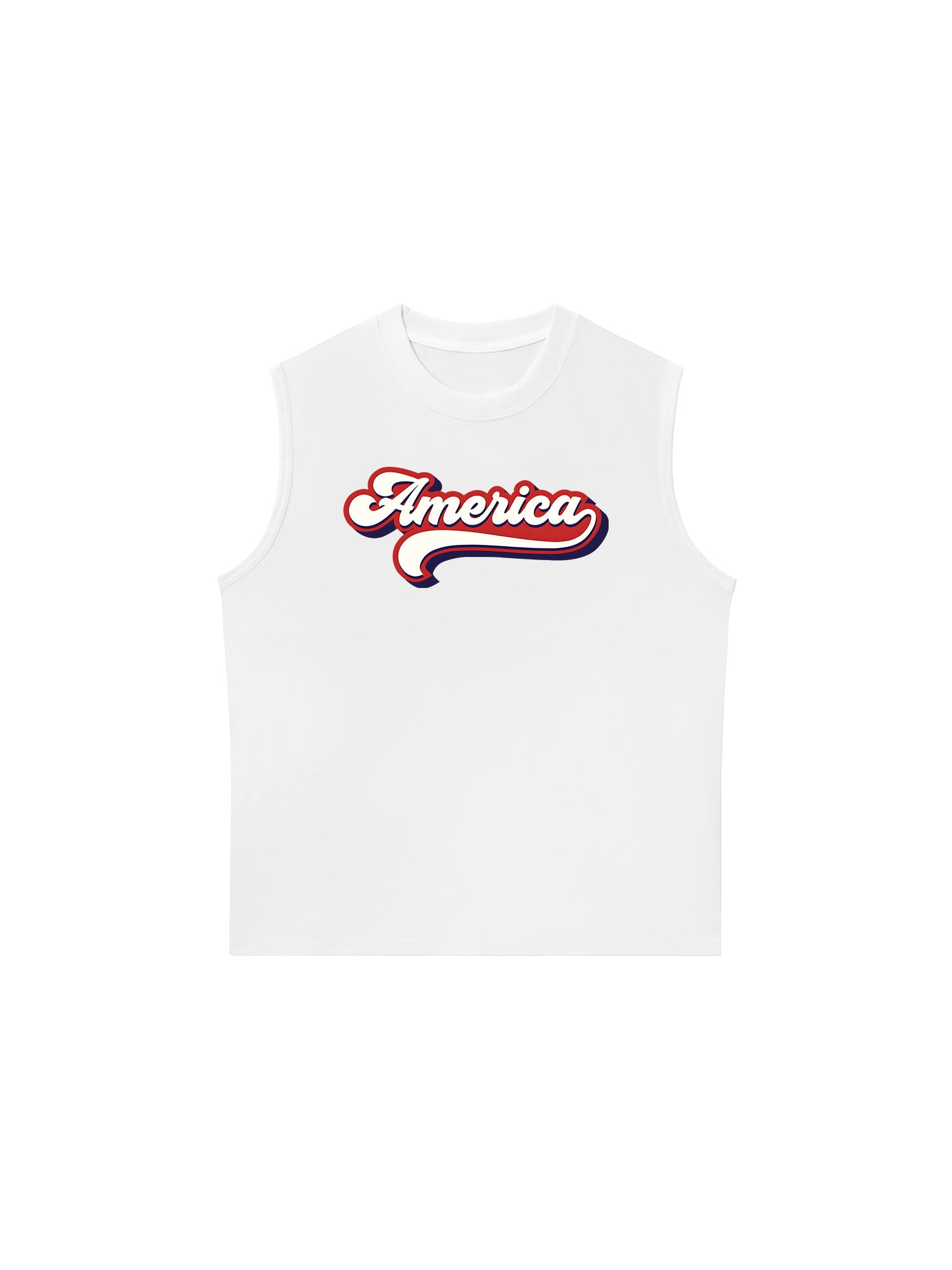 Áo Ba Lỗ Relaxed Fit USA Vintage America