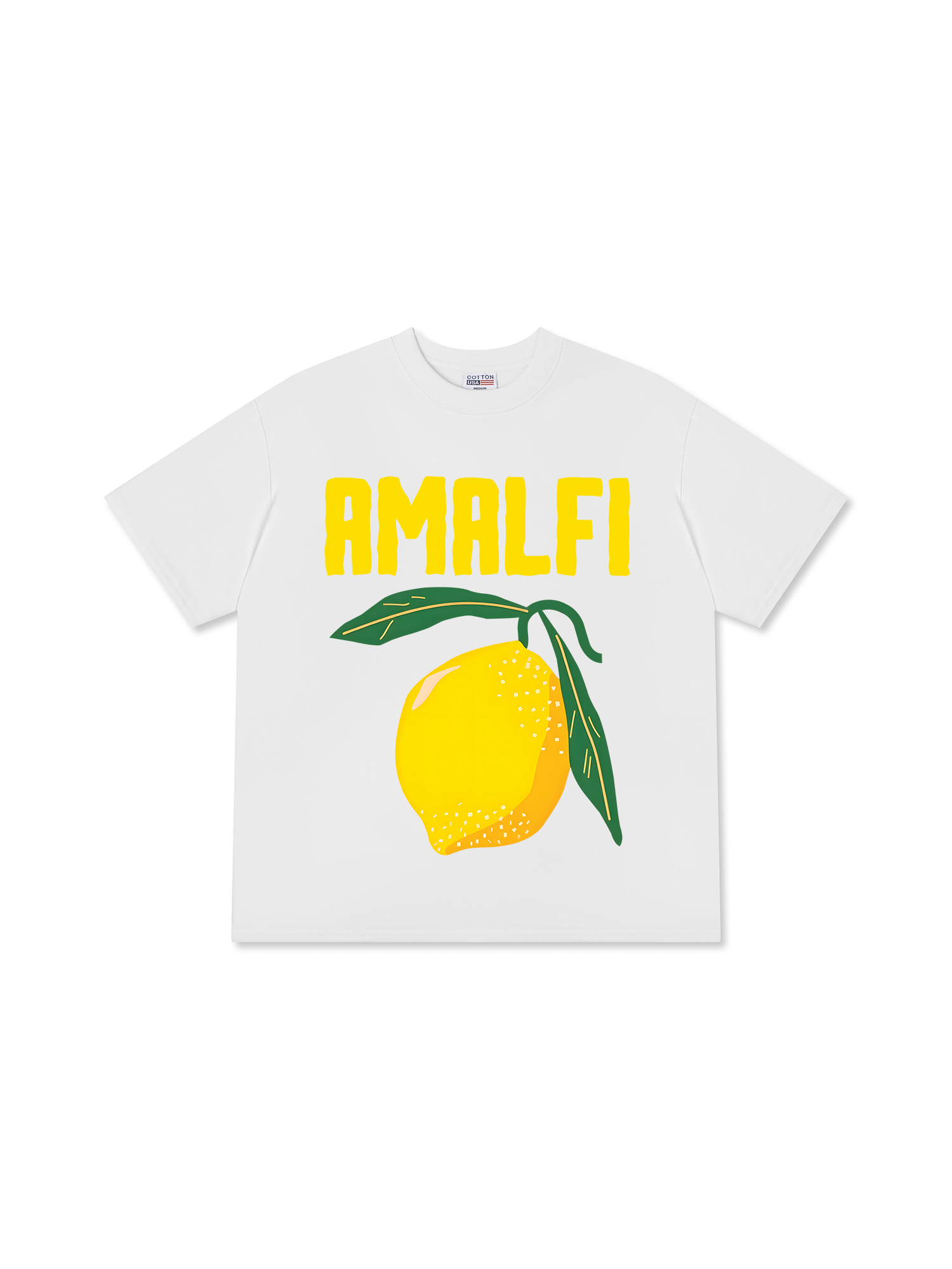 Áo Thun Relaxed Fit Tropical Amafi Lemon