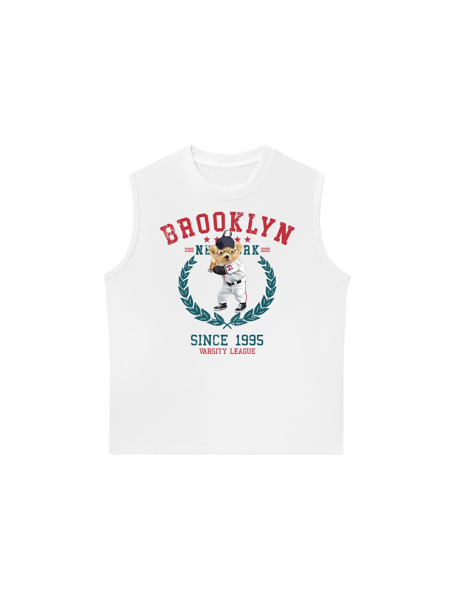 Áo Ba Lỗ Relaxed Fit Baseball Teddy Team