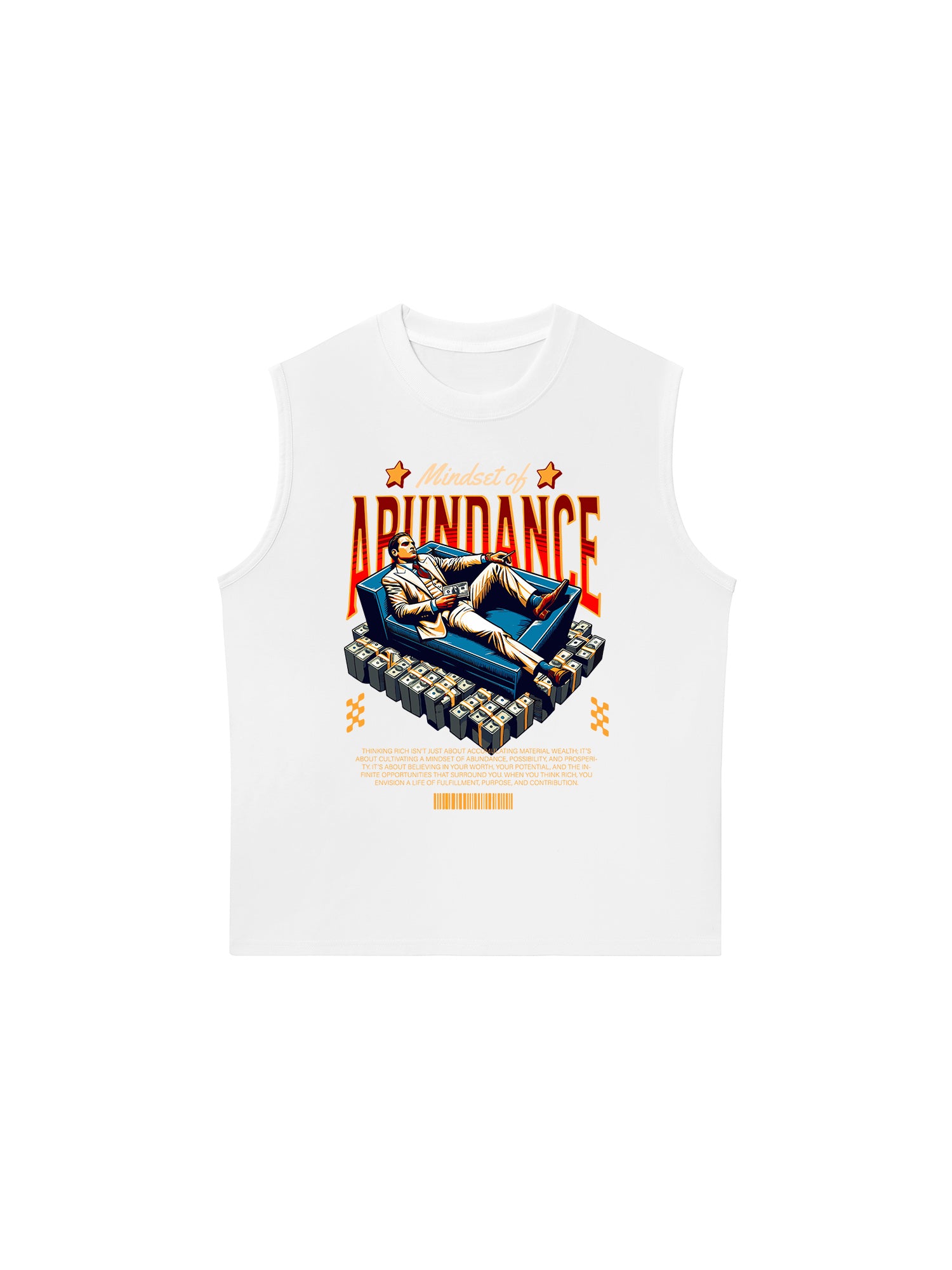 Áo Ba Lỗ Relaxed Fit Money Mindset Of Abundance