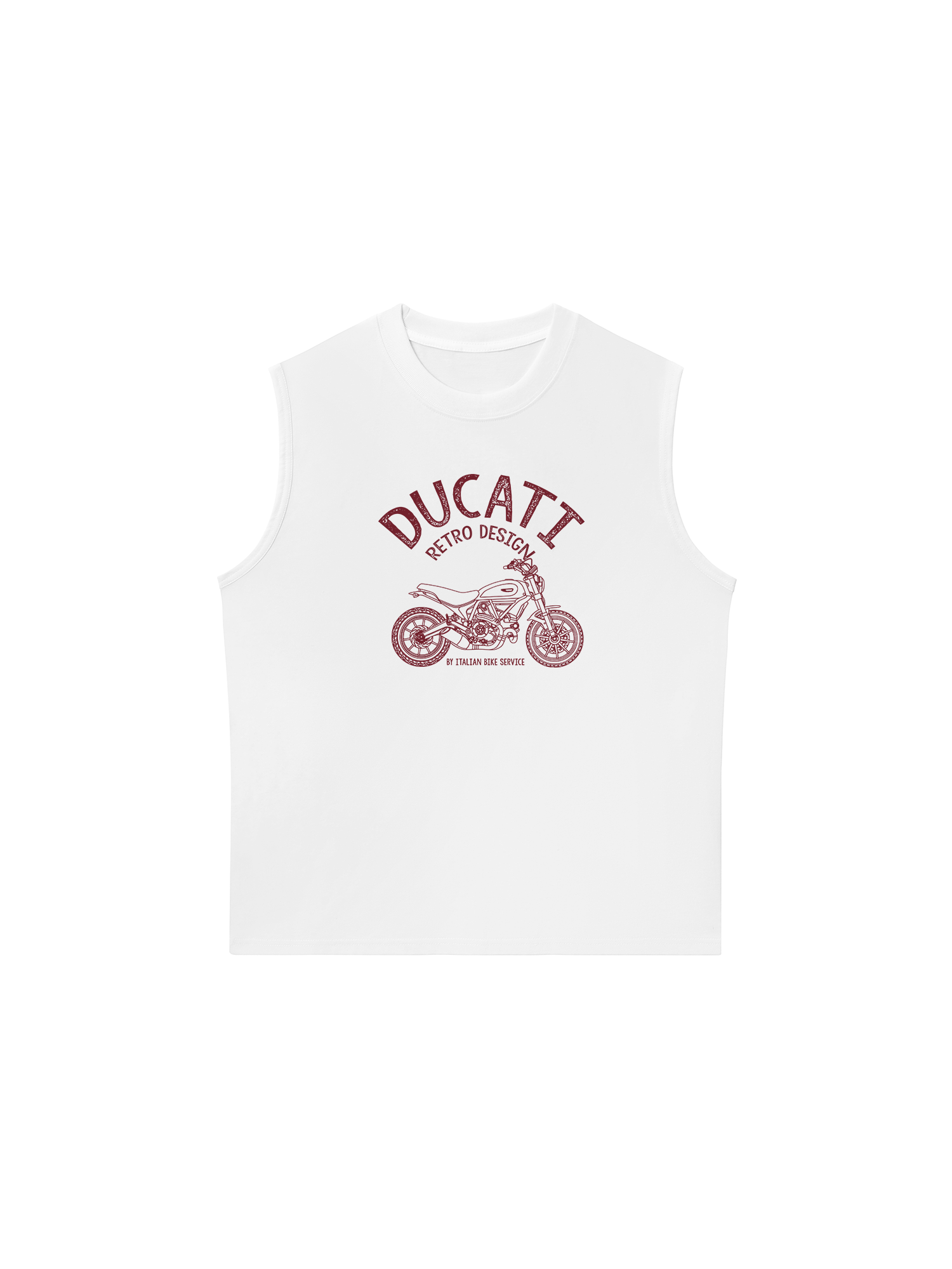 Áo Ba Lỗ Relaxed Fit Ducati Vintage Vibes