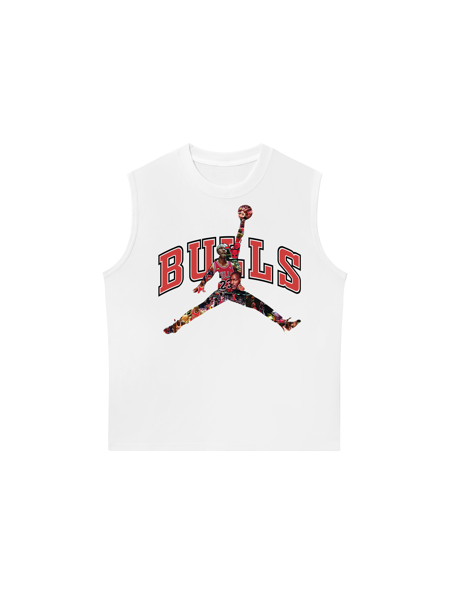 Áo Ba Lỗ Relaxed Fit Basketball Bull 23