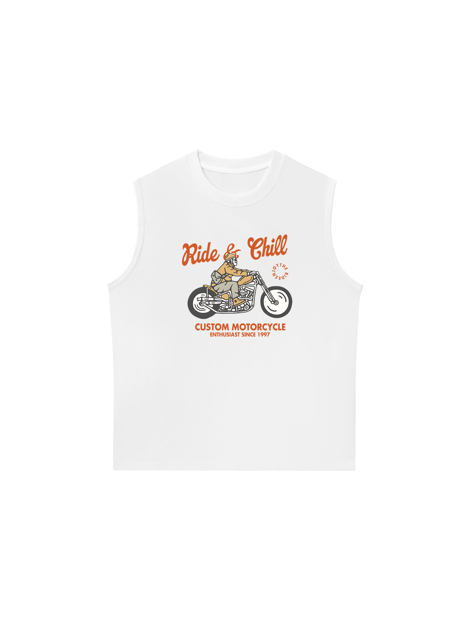Áo Ba Lỗ Relaxed Fit Ride & Chill