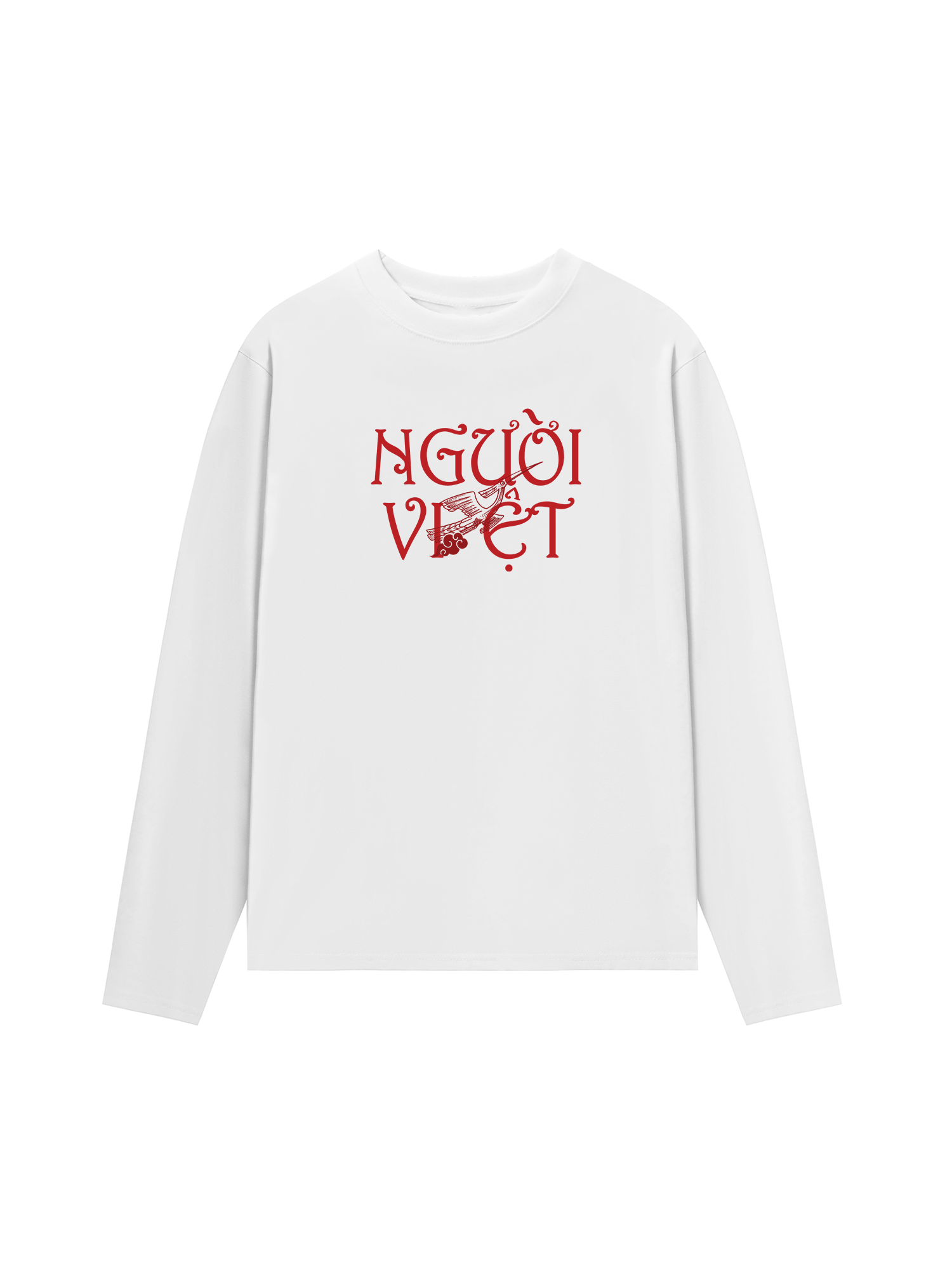 Áo Thun Dài Tay Người Việt - Máu Đỏ Da Vàng