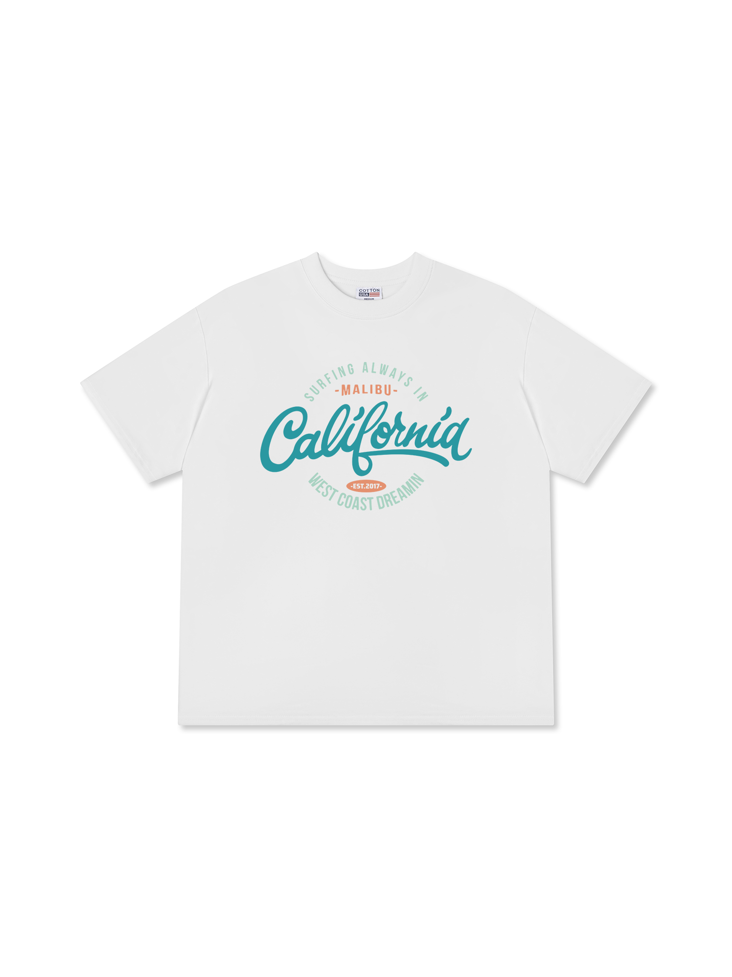 Áo Thun Relaxed Fit City Malibu West Coast