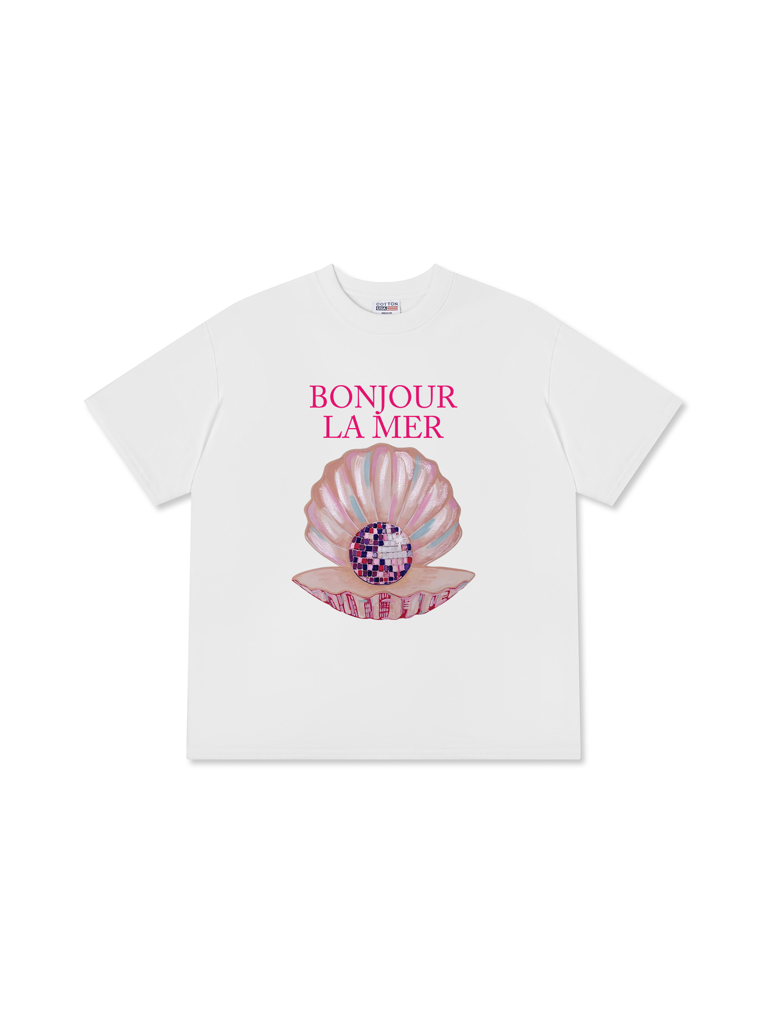 Áo Thun Relaxed Fit Bling Bonjour Lamer