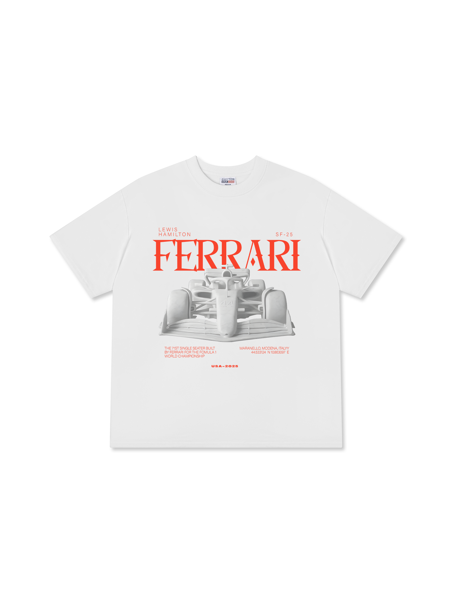 Áo Thun Relaxed Fit Ferrari Maranello Modena