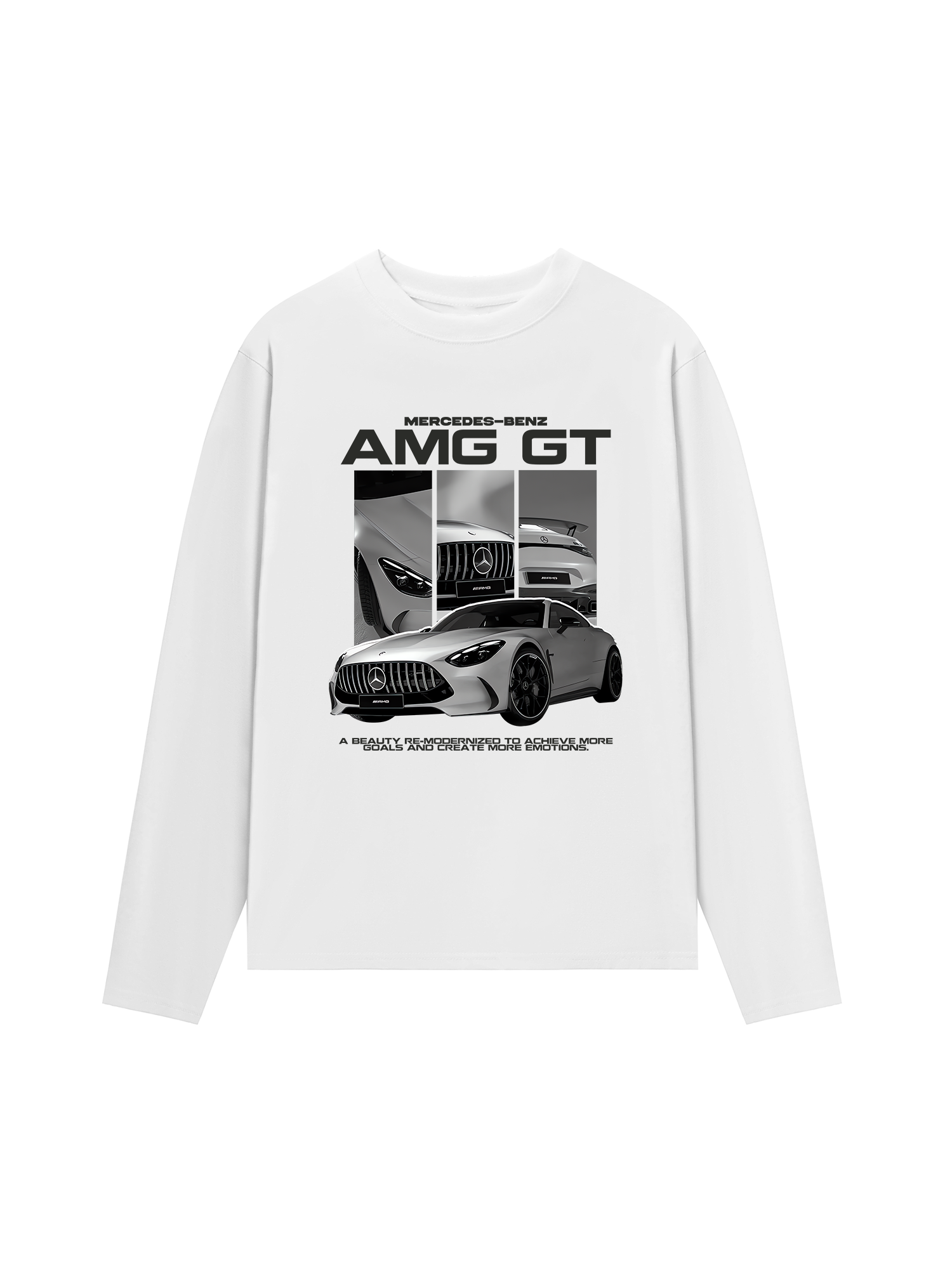 Áo Thun Dài Tay Mercedes AMG GT