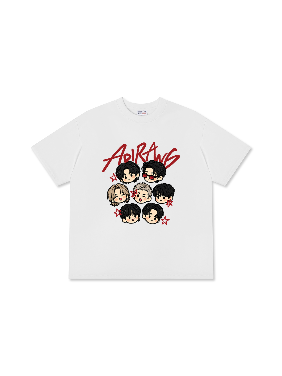 Áo Thun Relaxed Fit BTS Chibi cute
