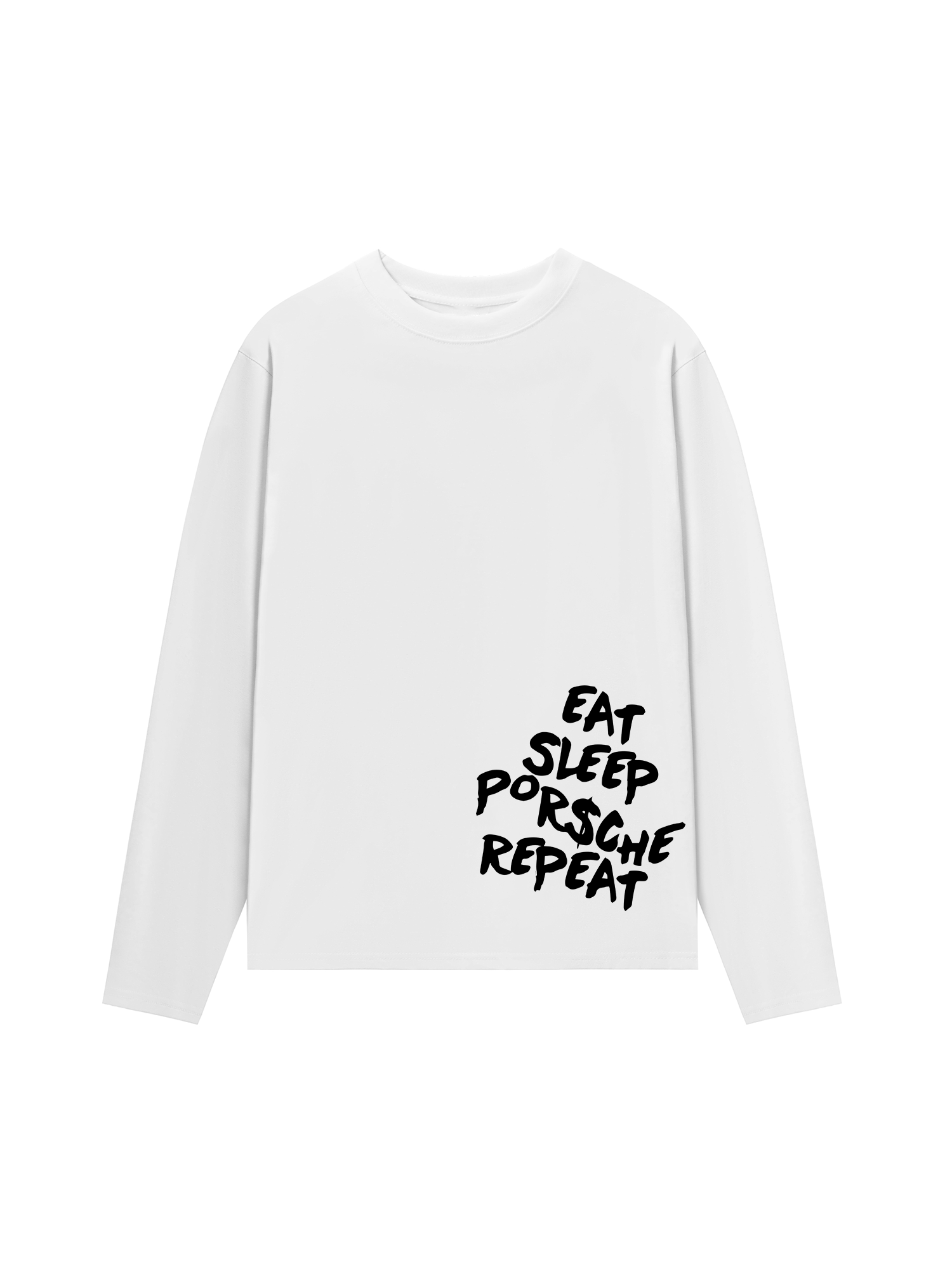 Áo Thun Dài Tay Porsche Eat Sleep Repeat