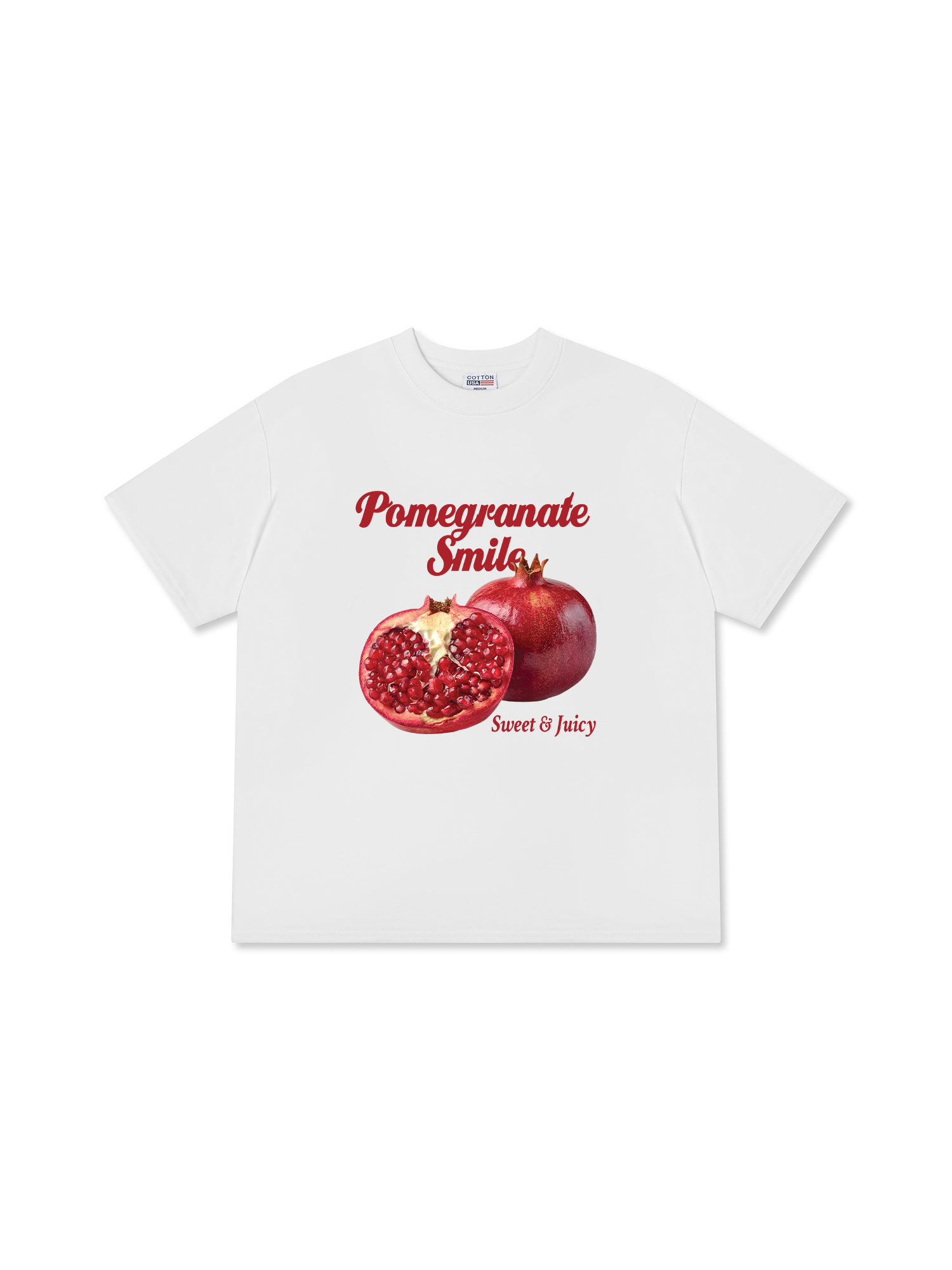 Áo Thun Relaxed Fit Tropical Pomegranate Smile
