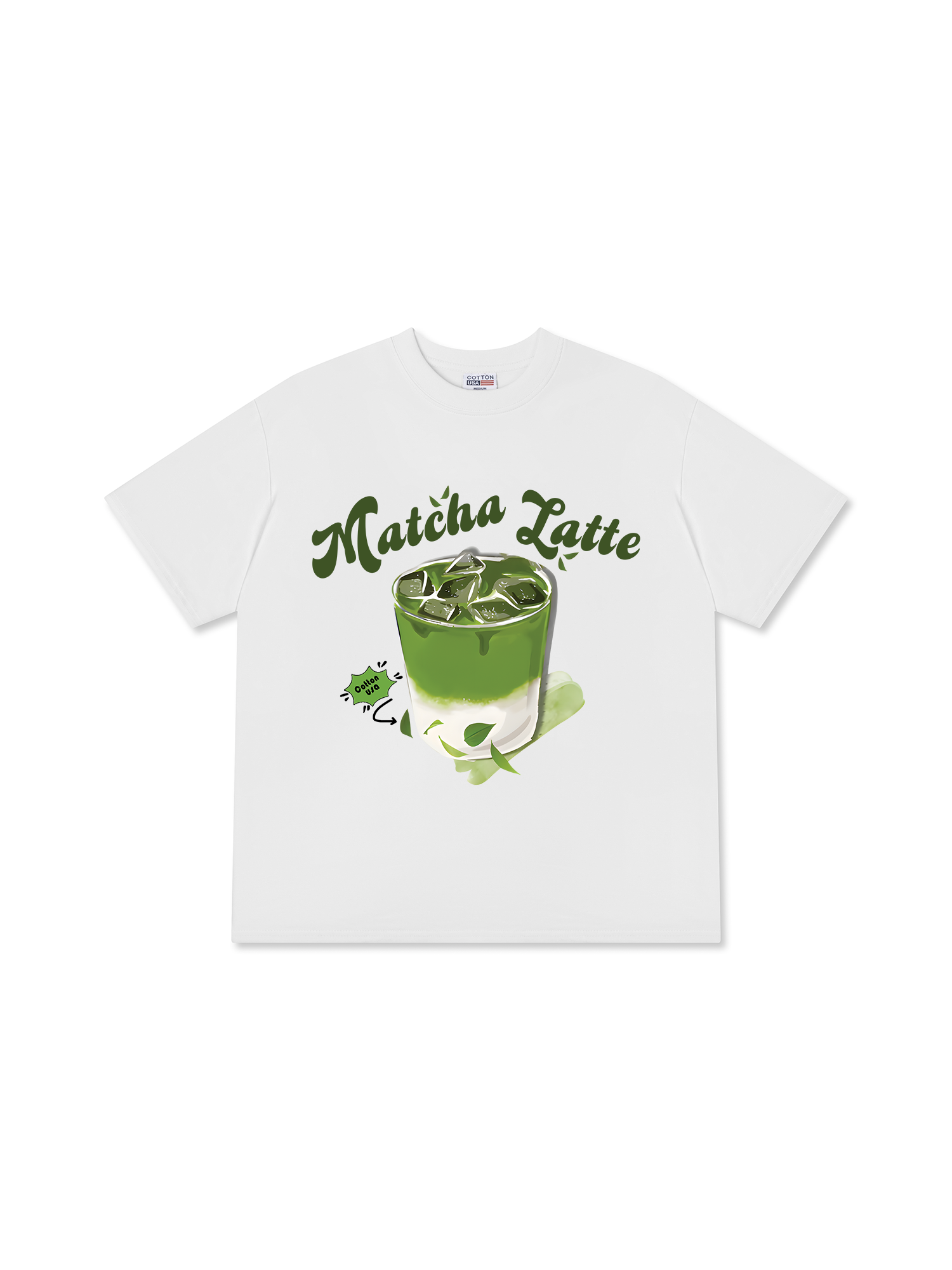Áo Thun Relaxed Fit Tropical Matcha