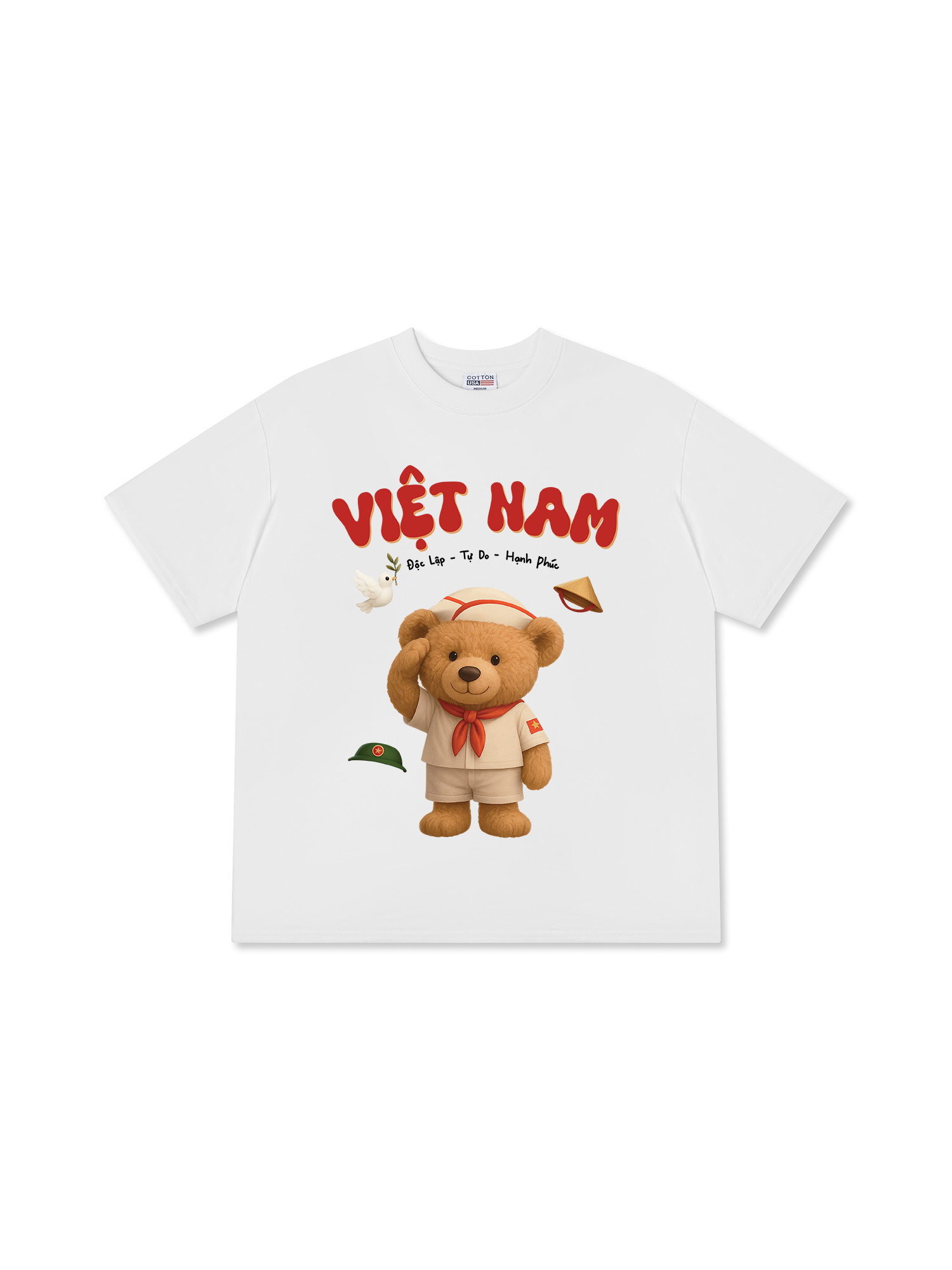 Áo Thun Relaxed Fit Việt Nam Teddy