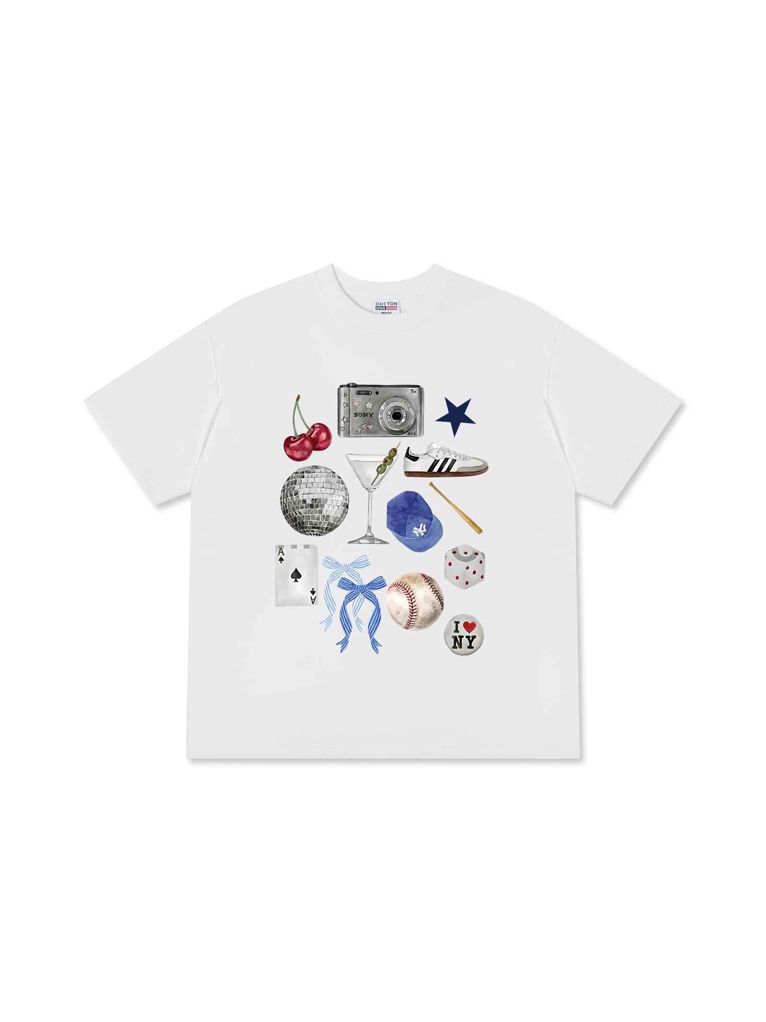 Áo Thun Relaxed Fit Baseball Cute Things