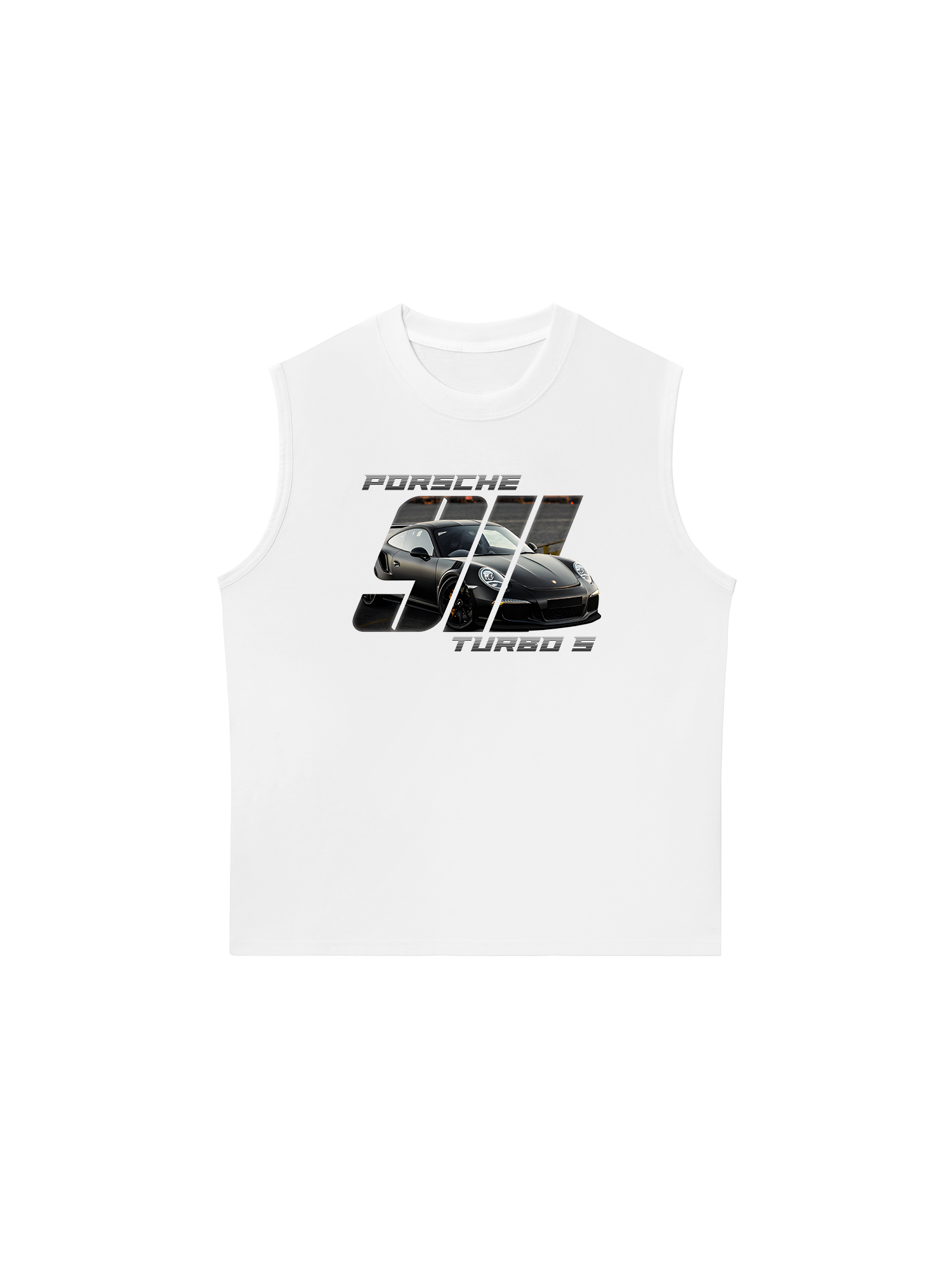 Áo Ba Lỗ Relaxed Fit Porsche Silver Turbo S