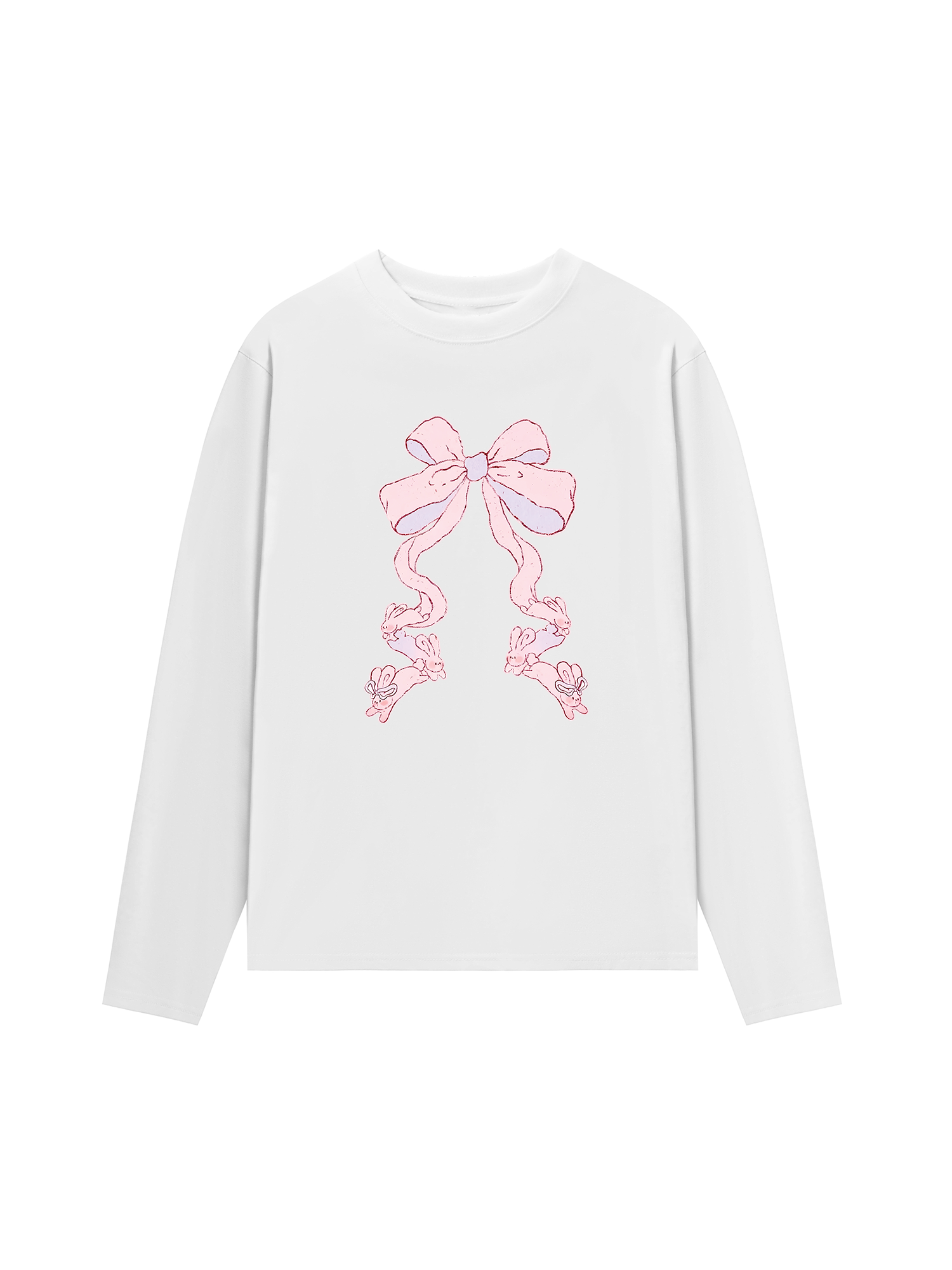 Áo Thun Dài Tay Rabbit Ribbon