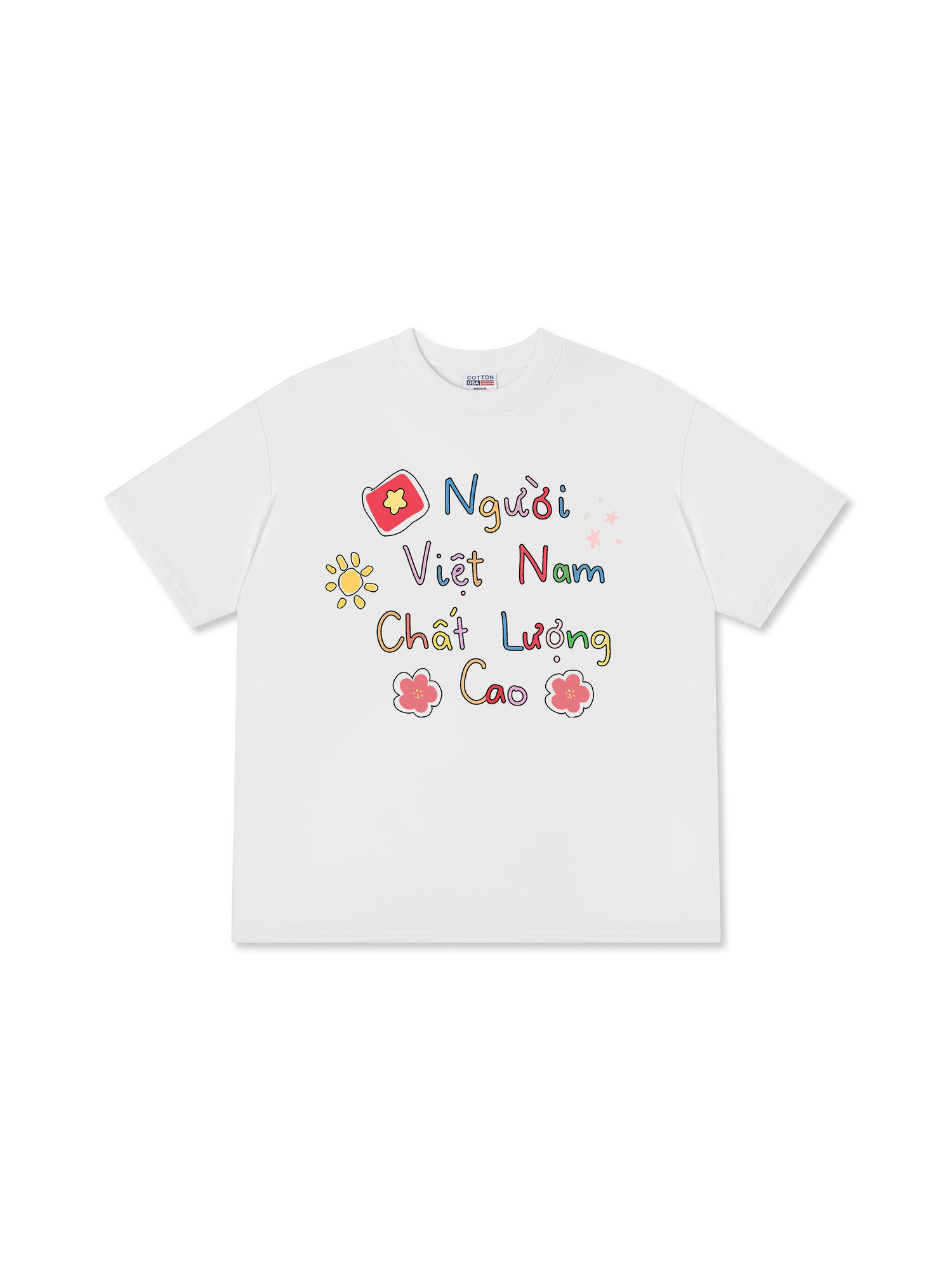 Áo Thun Relaxed Fit Việt Nam Người Việt Nam Chất Lượng Cao