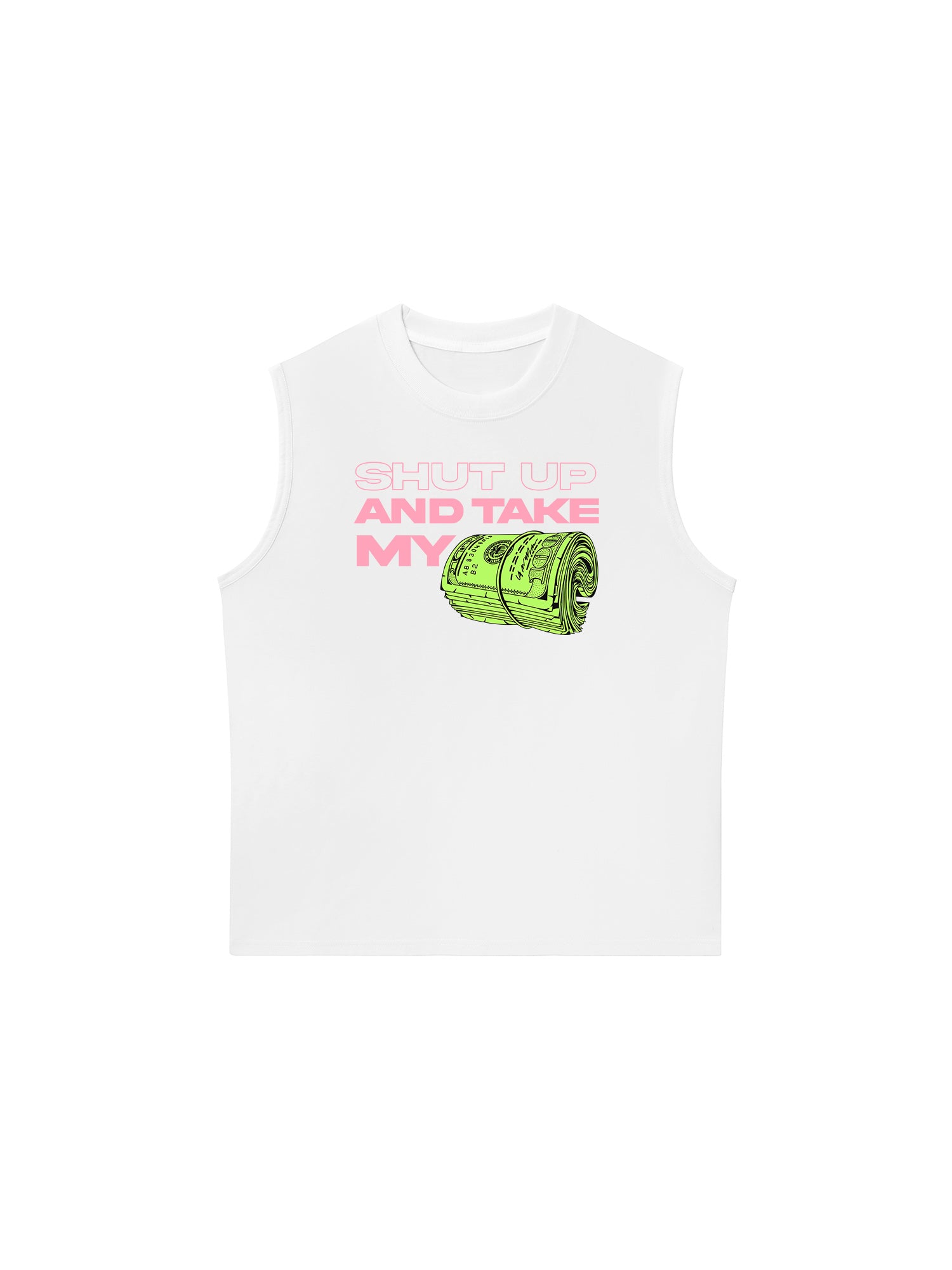 Áo Ba Lỗ Relaxed Fit Money Shut Up And Take My