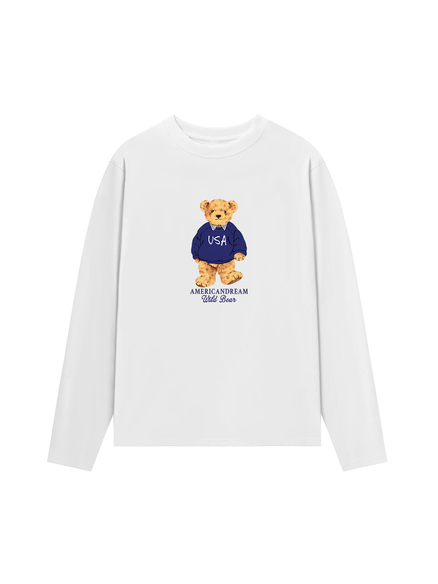 Áo Thun Dài Tay USA Bear