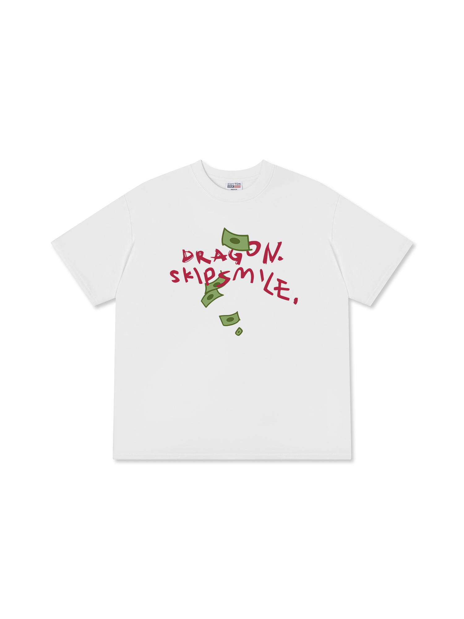 Áo Thun Relaxed Fit Money Dragon Skip Smile