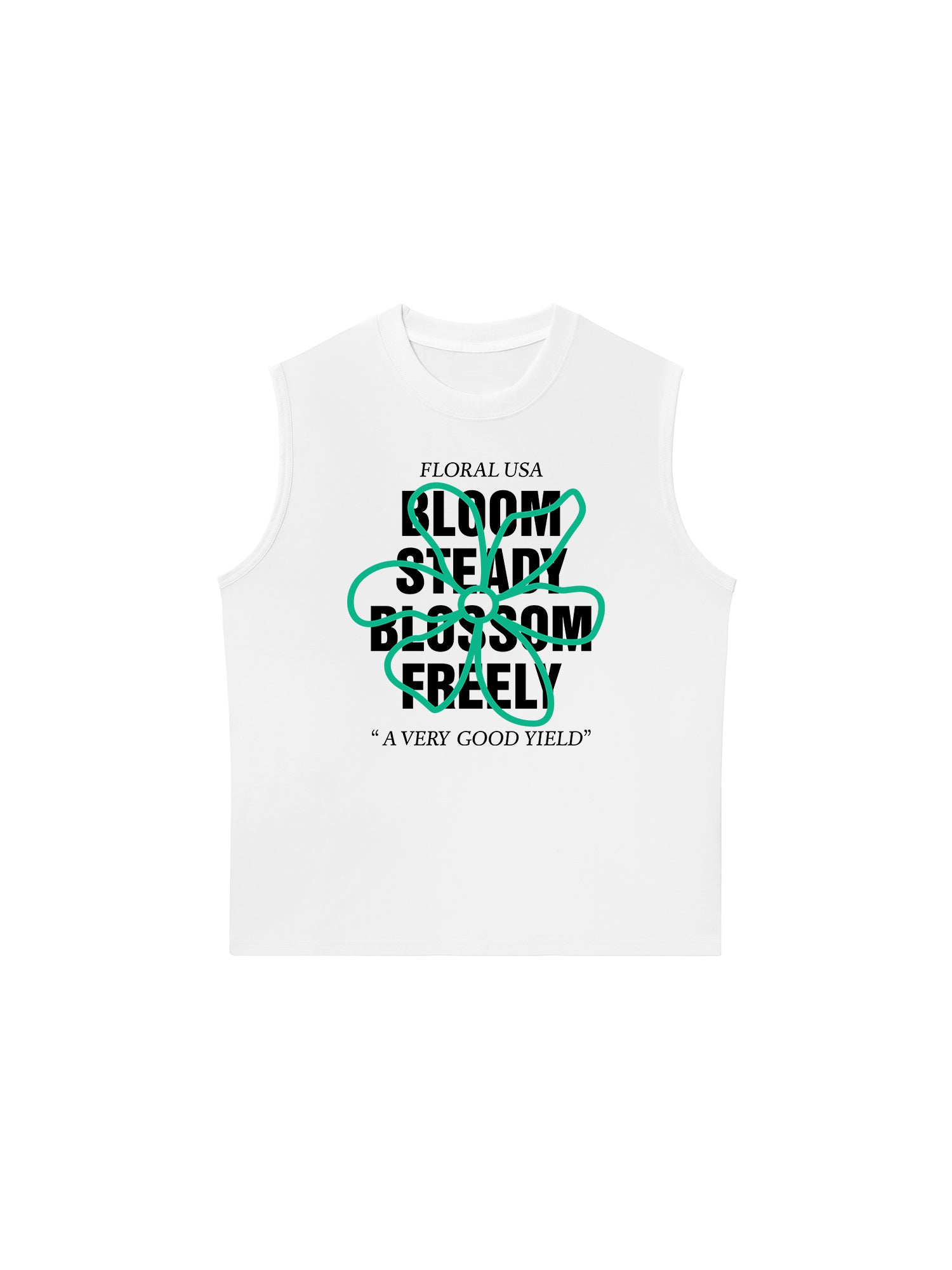 Áo Ba Lỗ Relaxed Fit Floral Bloom Steady
