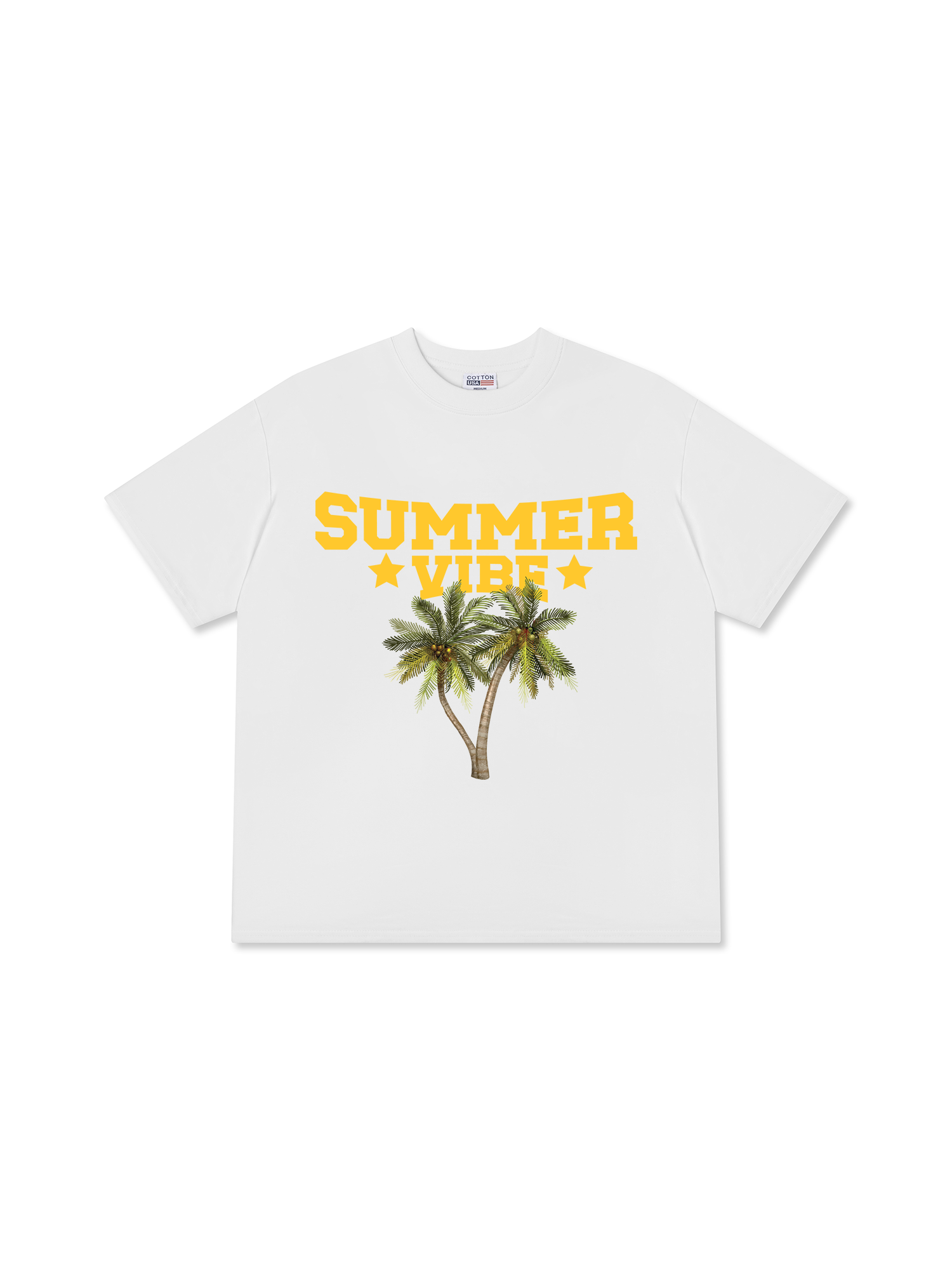 Áo Thun Relaxed Fit Tropical Summer Vibe Coconut