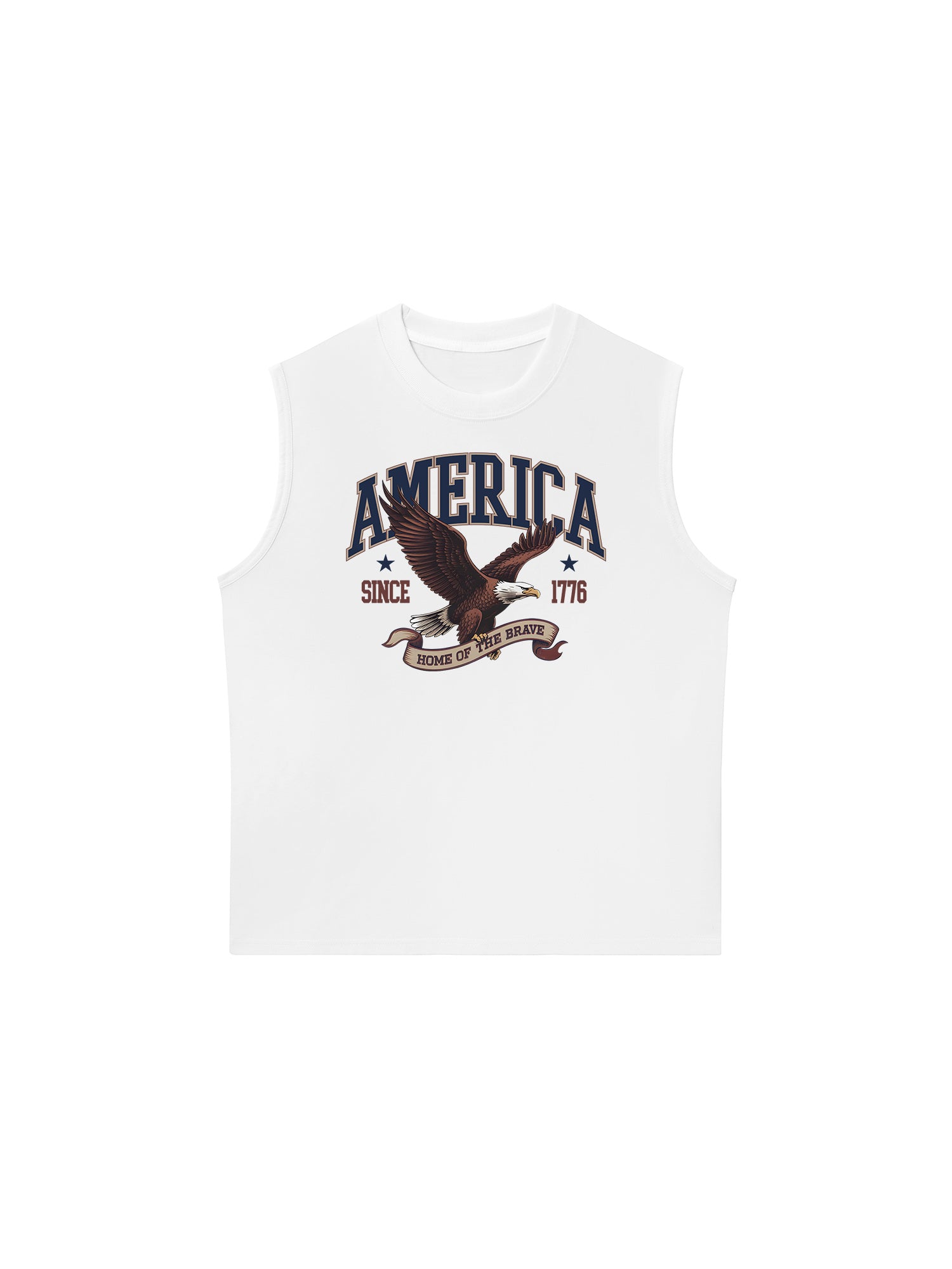 Áo Ba Lỗ Relaxed Fit USA Home Of The Brave