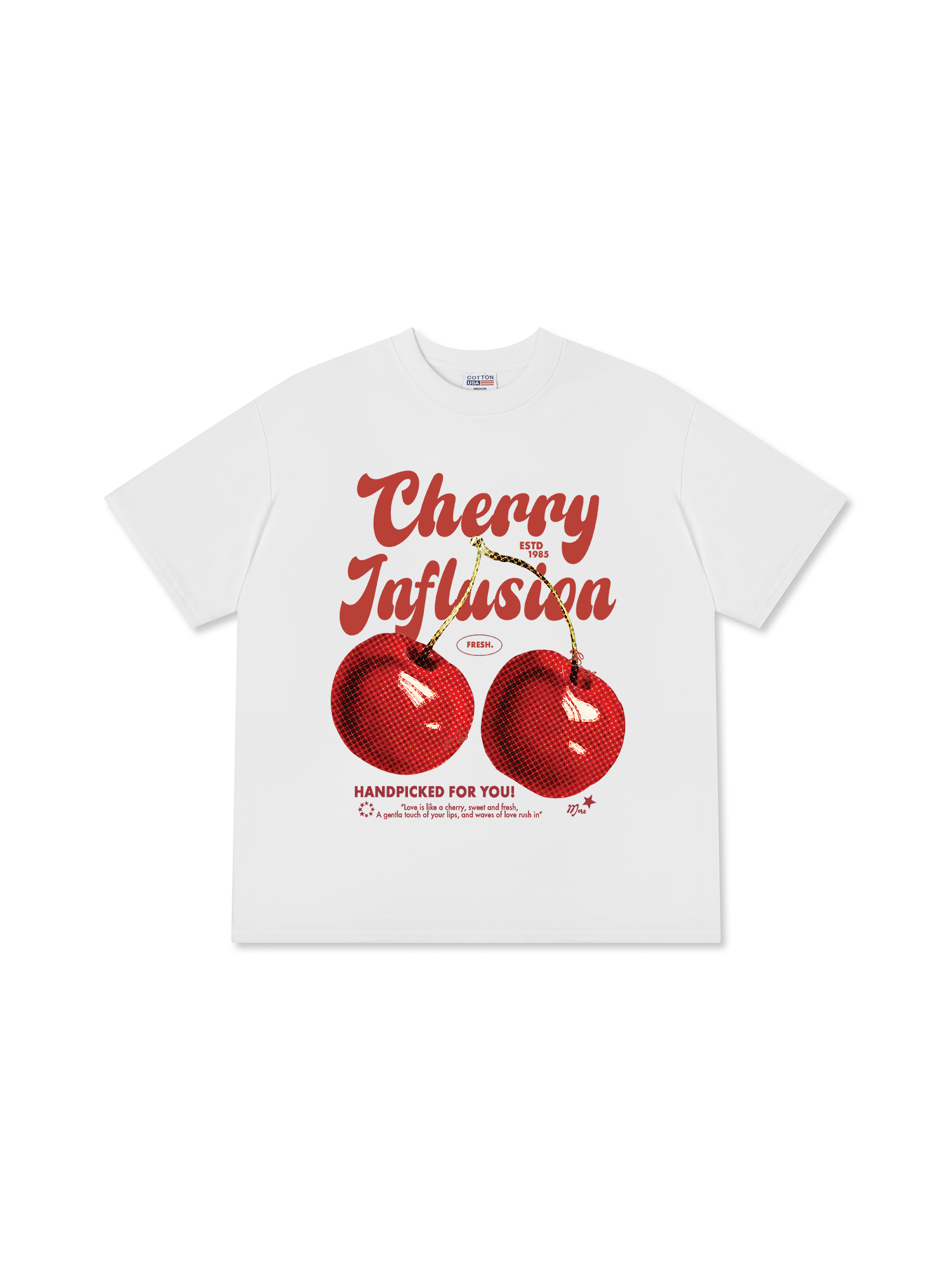 Áo Thun Relaxed Fit Tropical Cherry Influsion