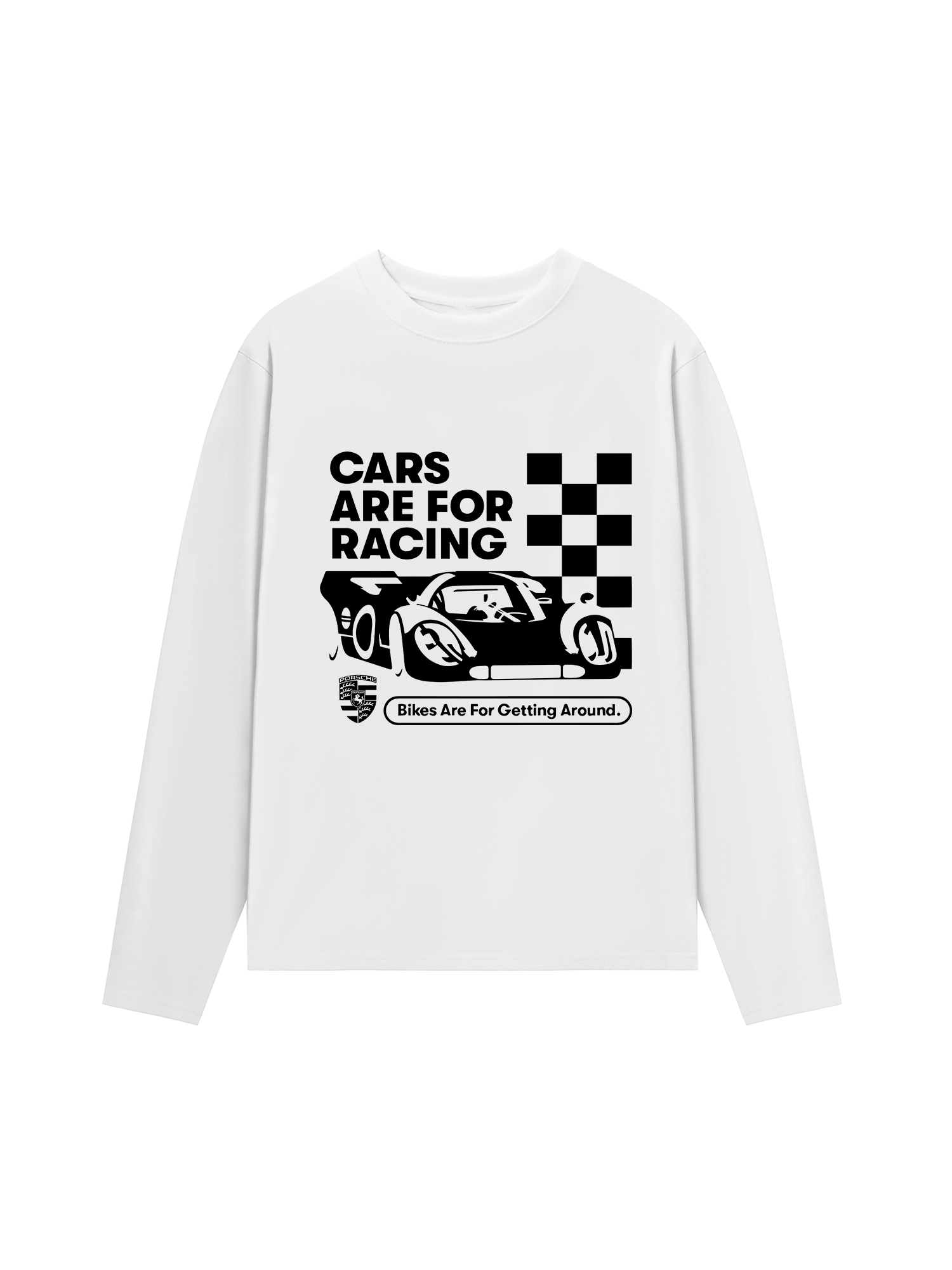 Áo Thun Dài Tay Porsche Cars Are For Racing