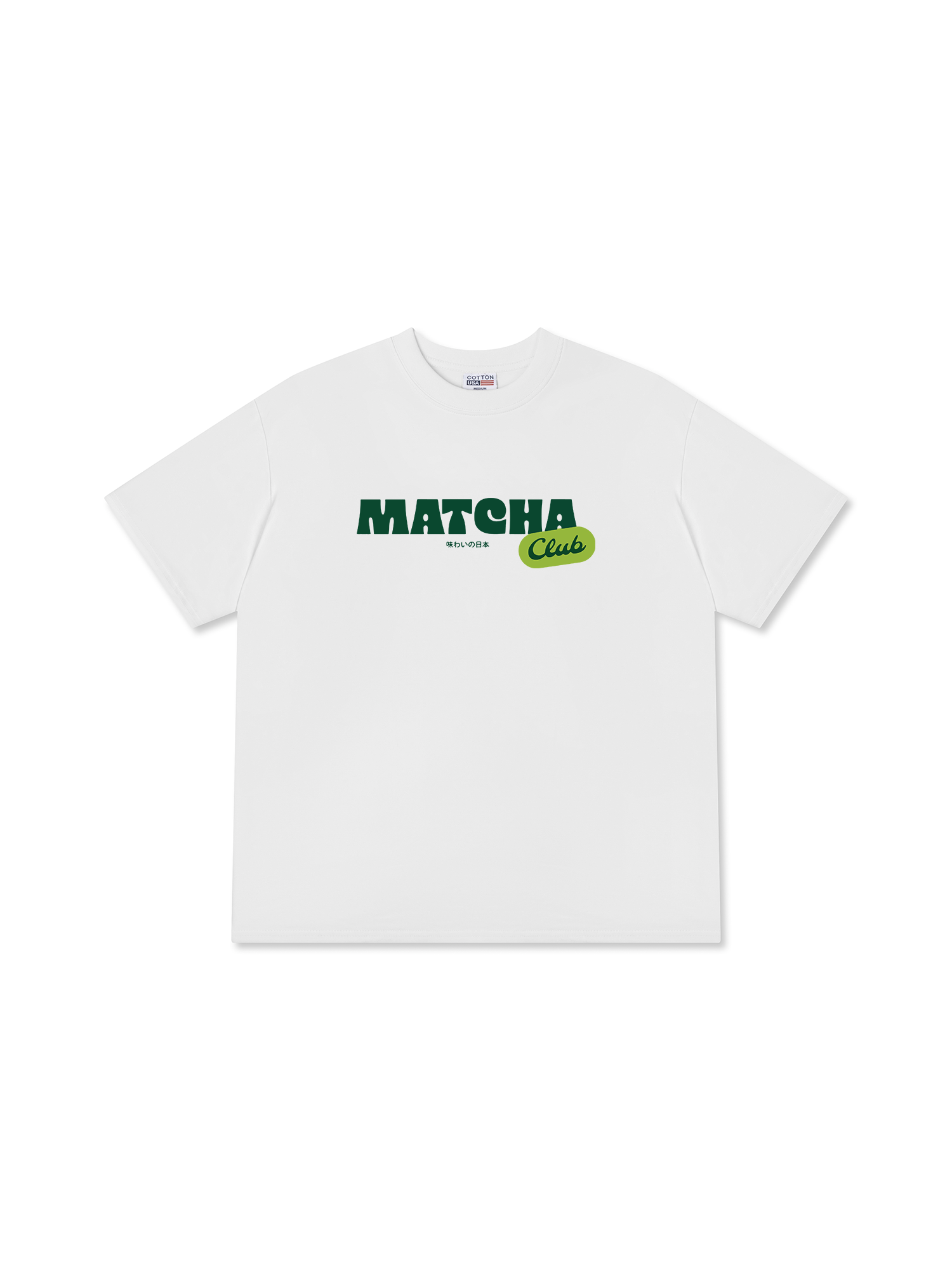 Áo Thun Relaxed Fit Daily Cup Matcha Club