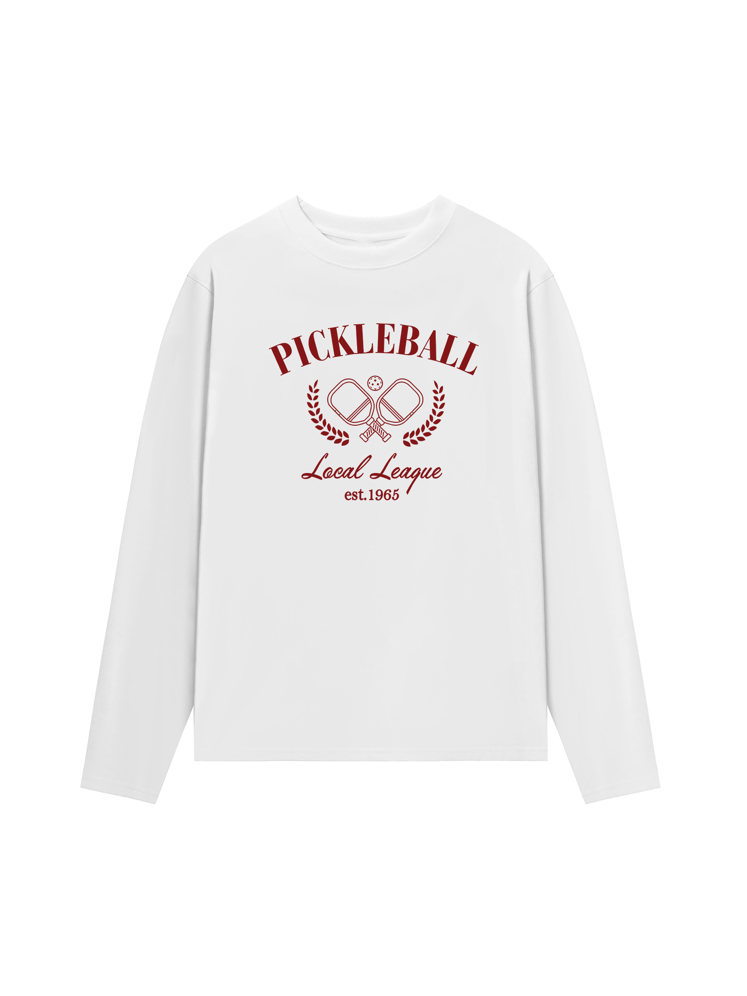 Áo Thun Dài Tay Pickleball Red Local League