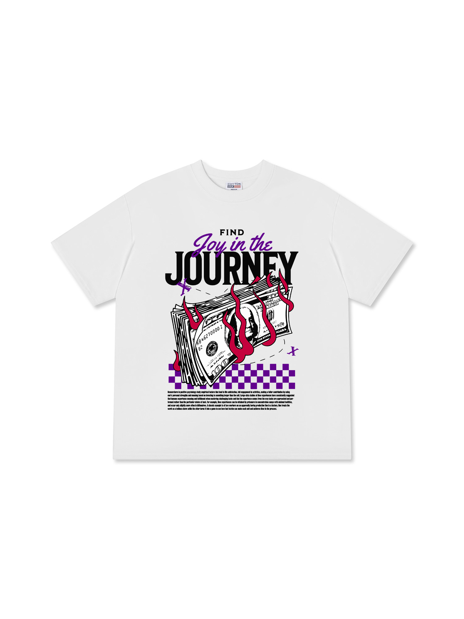 Áo Thun Relaxed Fit Money Find Joy In The Journey