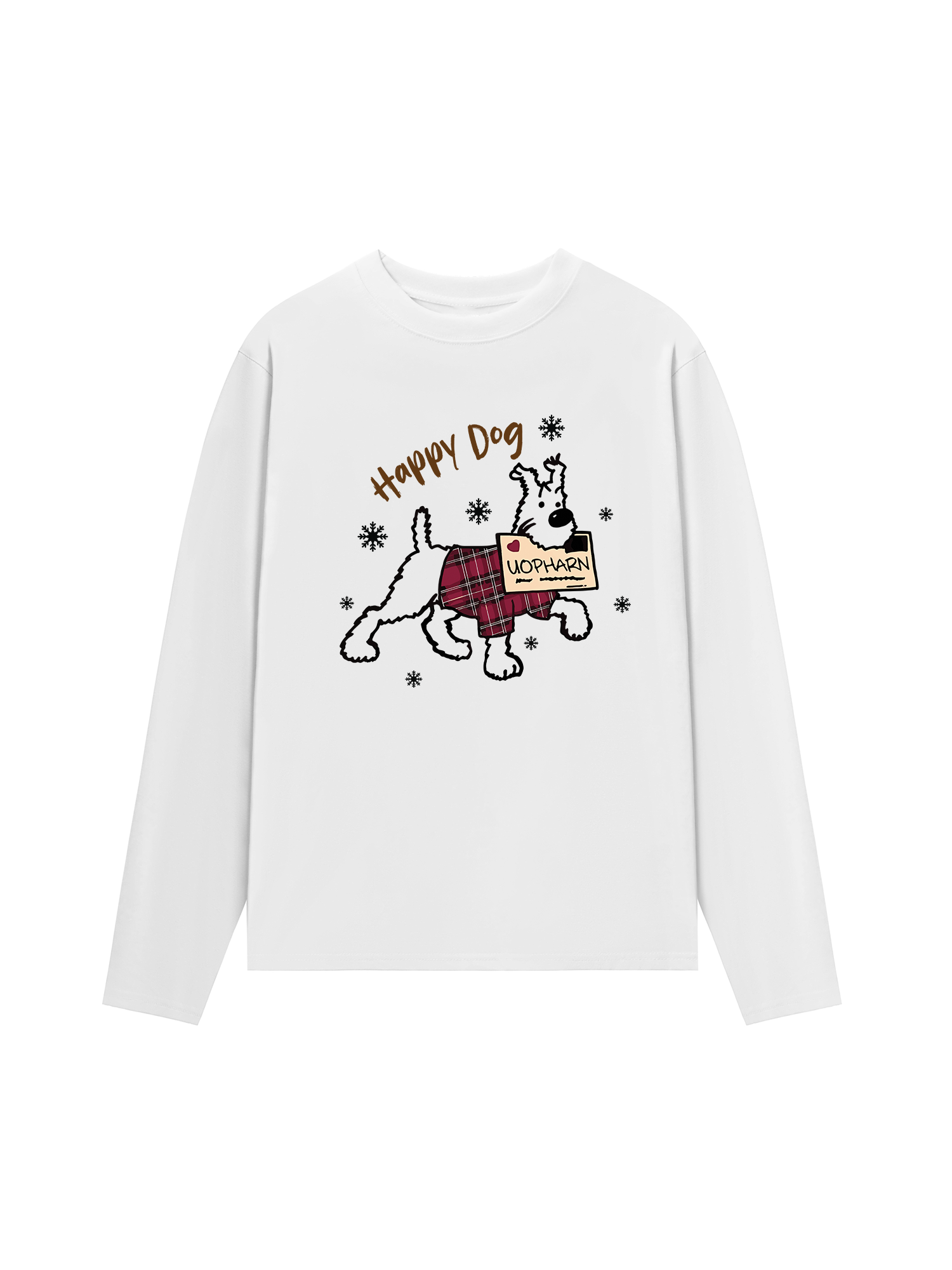 Áo Thun Dài Tay Winter Happy Dog