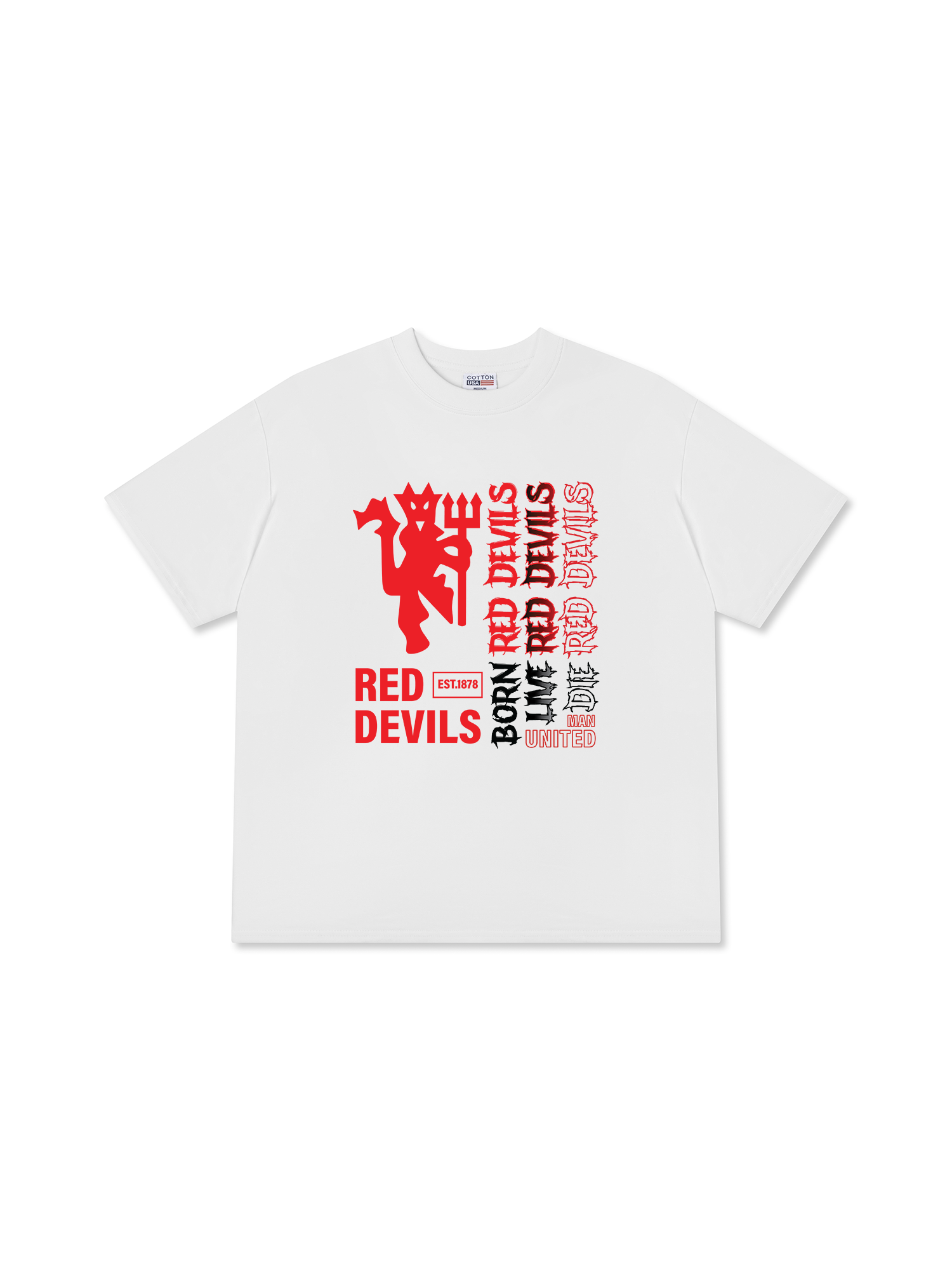 Áo Thun Relaxed Fit Soccer Red Devils EST 1878