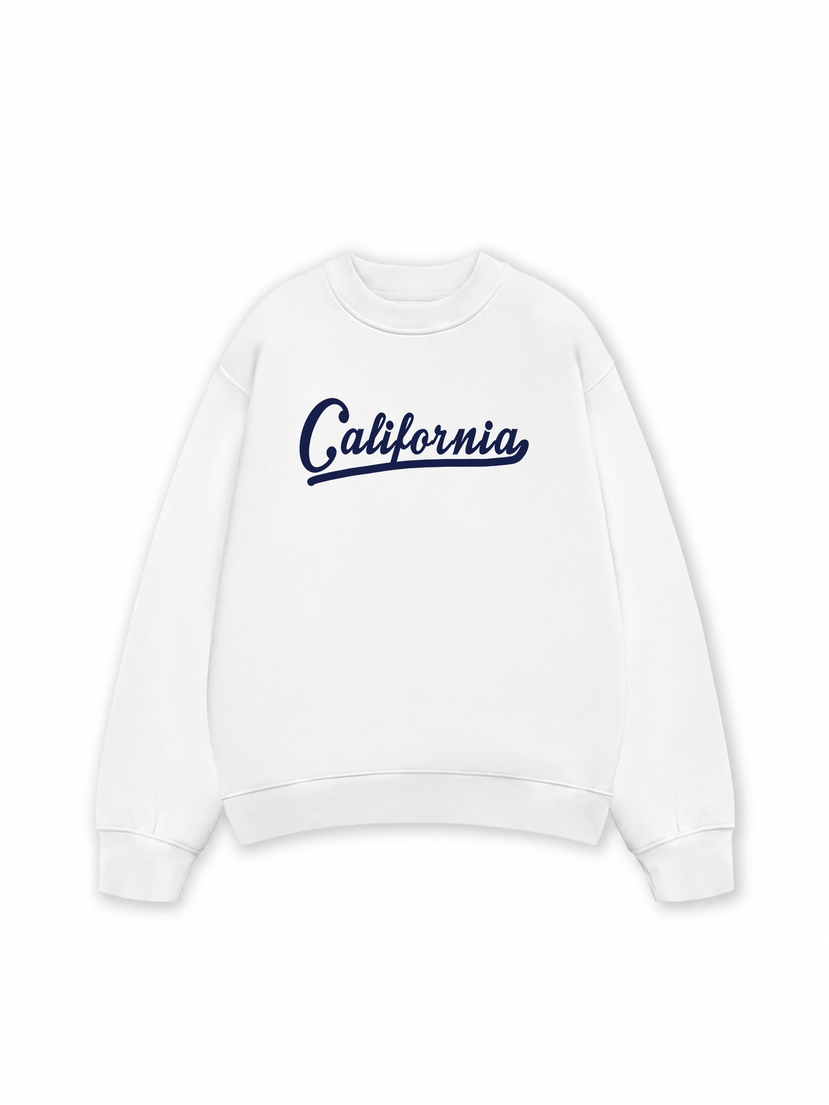 Áo Sweater Nỉ Hai Da USA Califorinia Blue