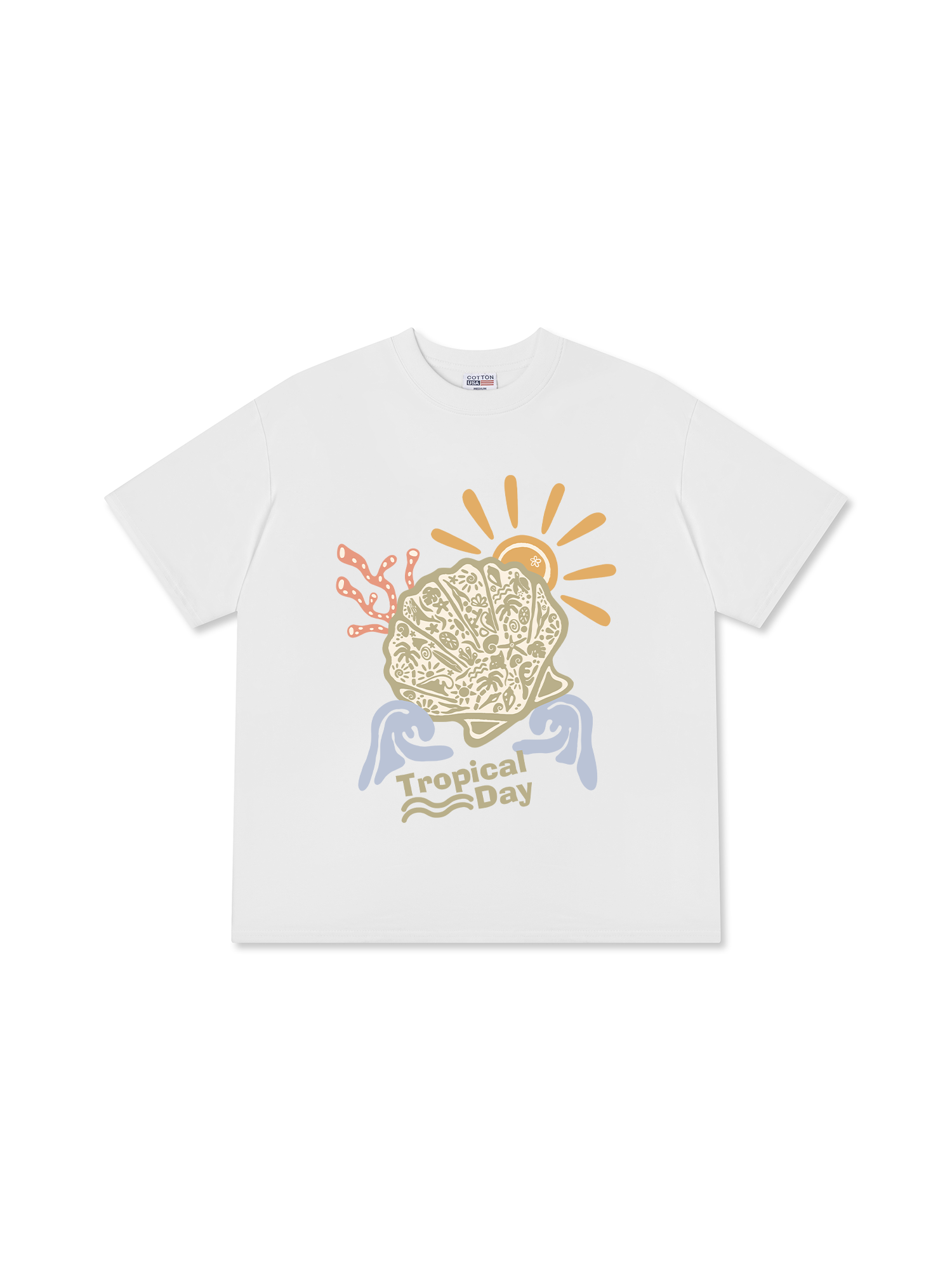 Áo Thun Relaxed Fit Tropical Day