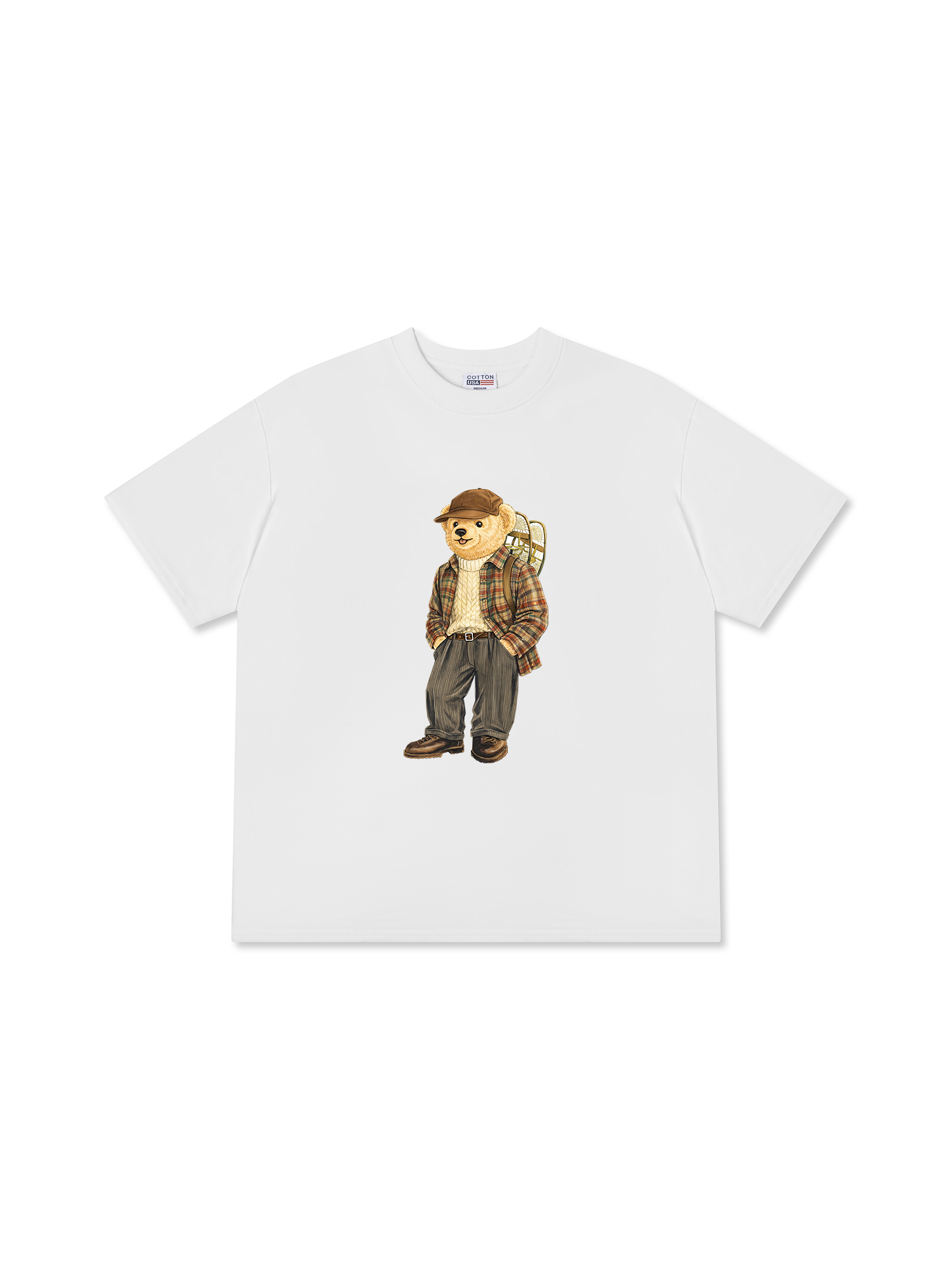 Áo Thun Relaxed Fit Travel Vloger Bear