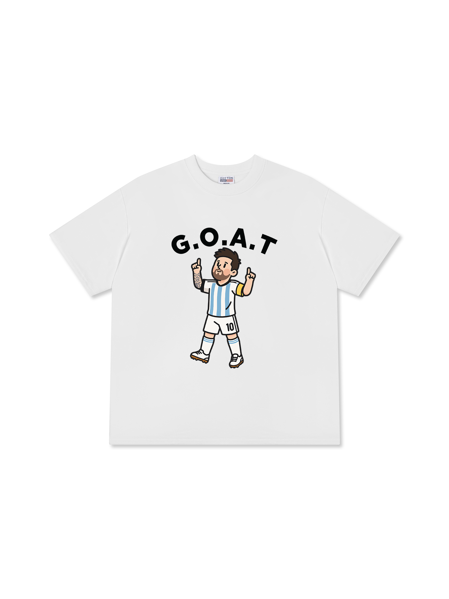 Áo Thun Relaxed Fit Soccer GOAT